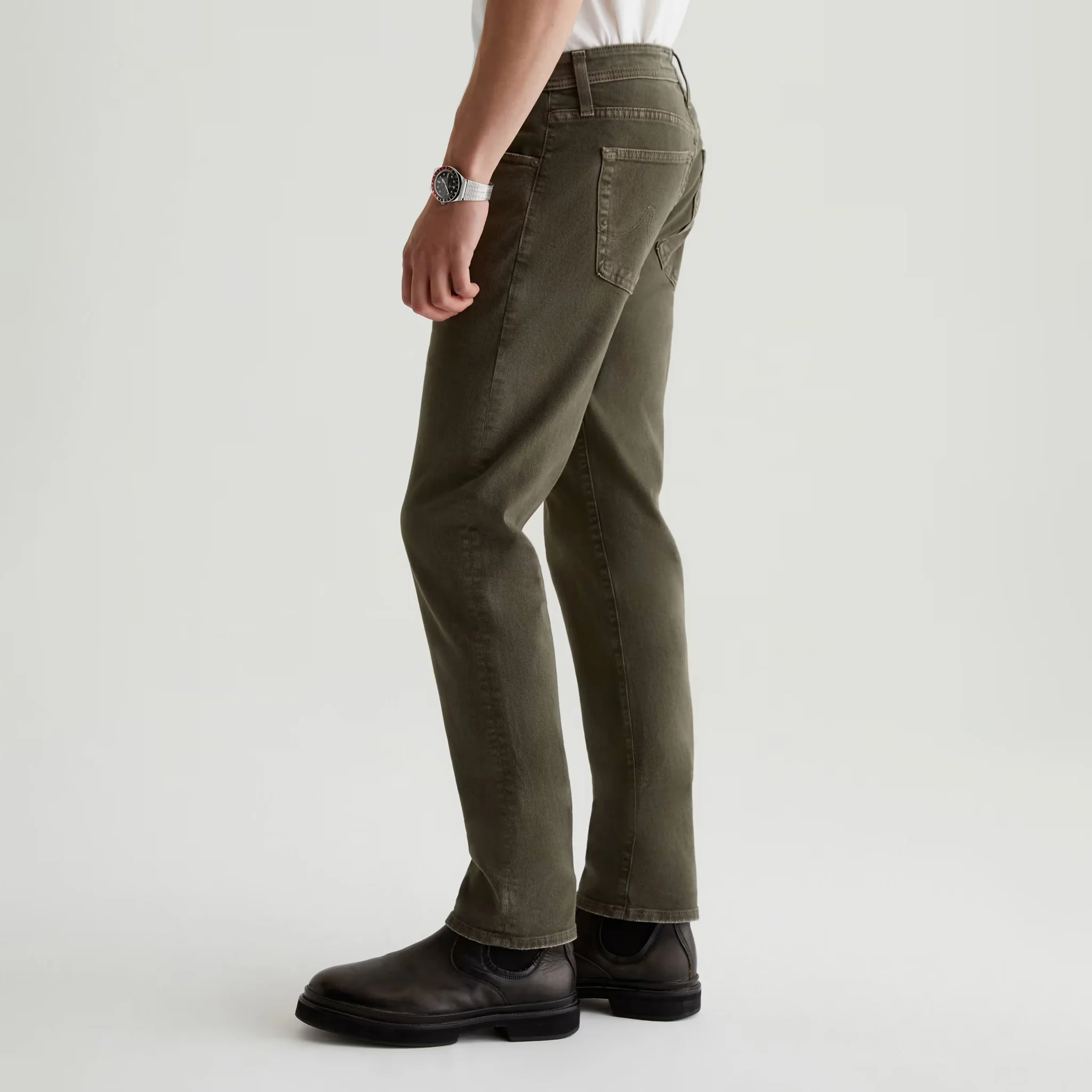 7 Years Sulfur Dried Cedar (Green) Tellis Modern Slim Fit Jeans - AG - Image 5