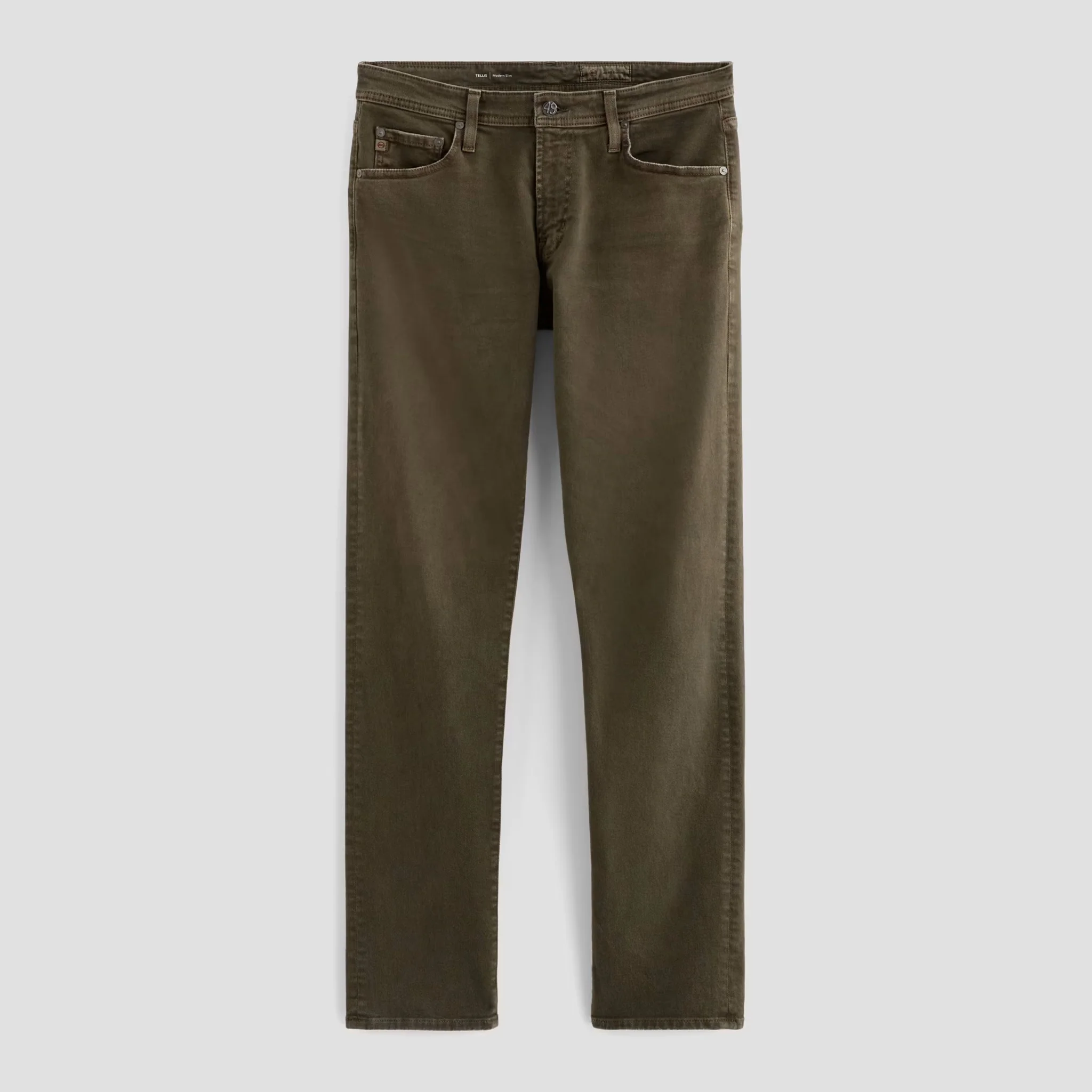 7 Years Sulfur Dried Cedar (Green) Tellis Modern Slim Fit Jeans - AG - Image 7