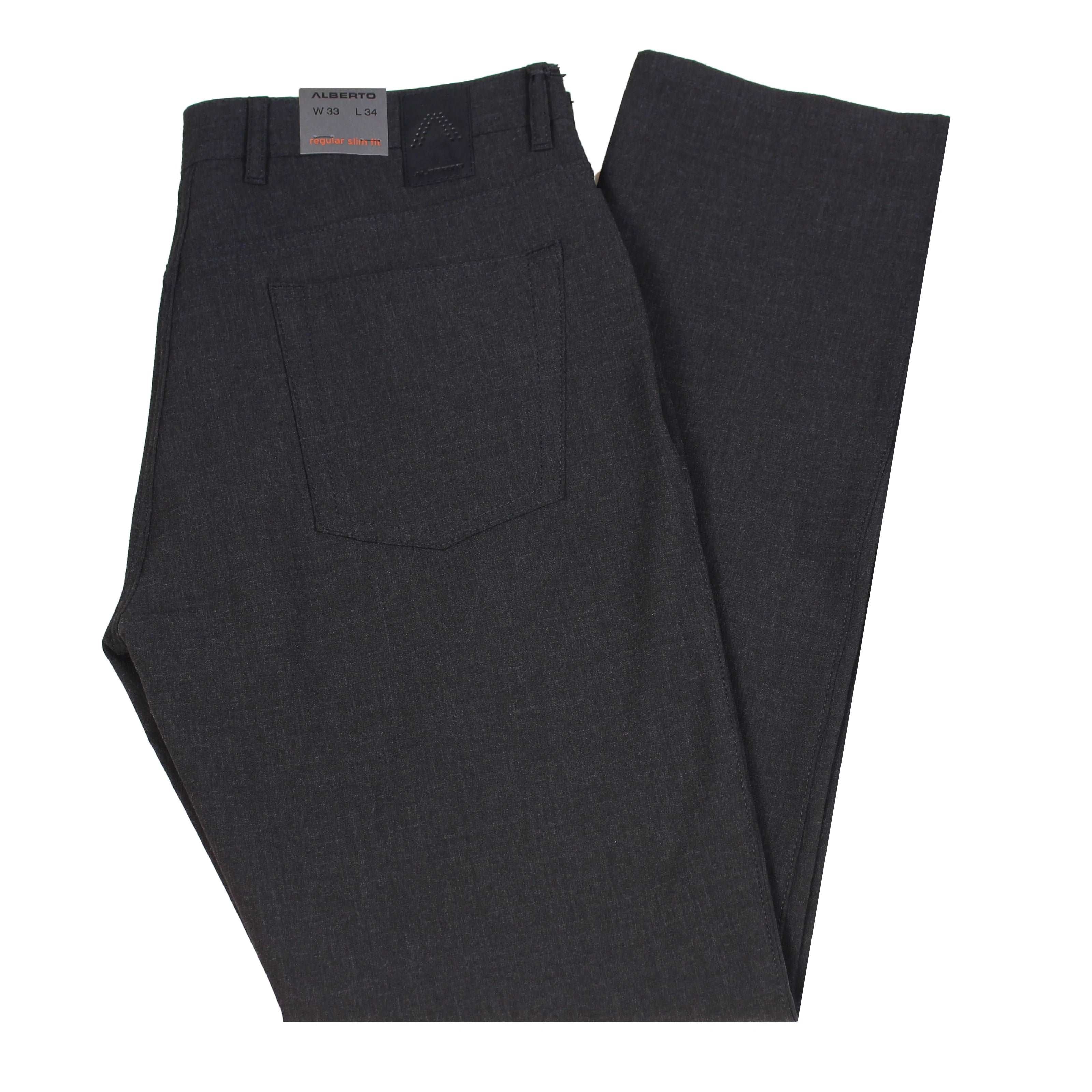 ALBERTO - PIPE Ceramica Charcoal Dress Five Pocket - Image 10