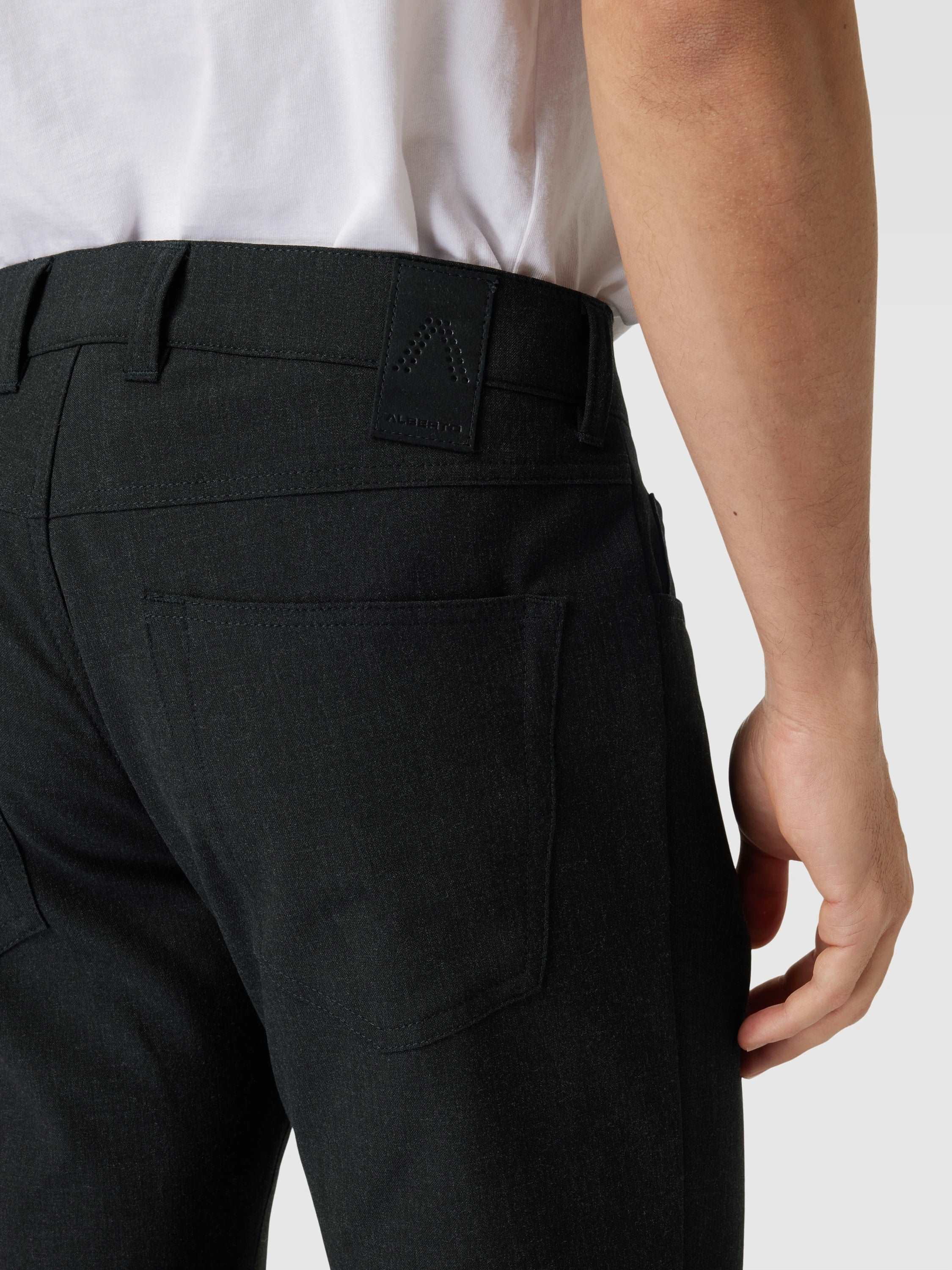 ALBERTO - PIPE Ceramica Charcoal Dress Five Pocket - Image 4