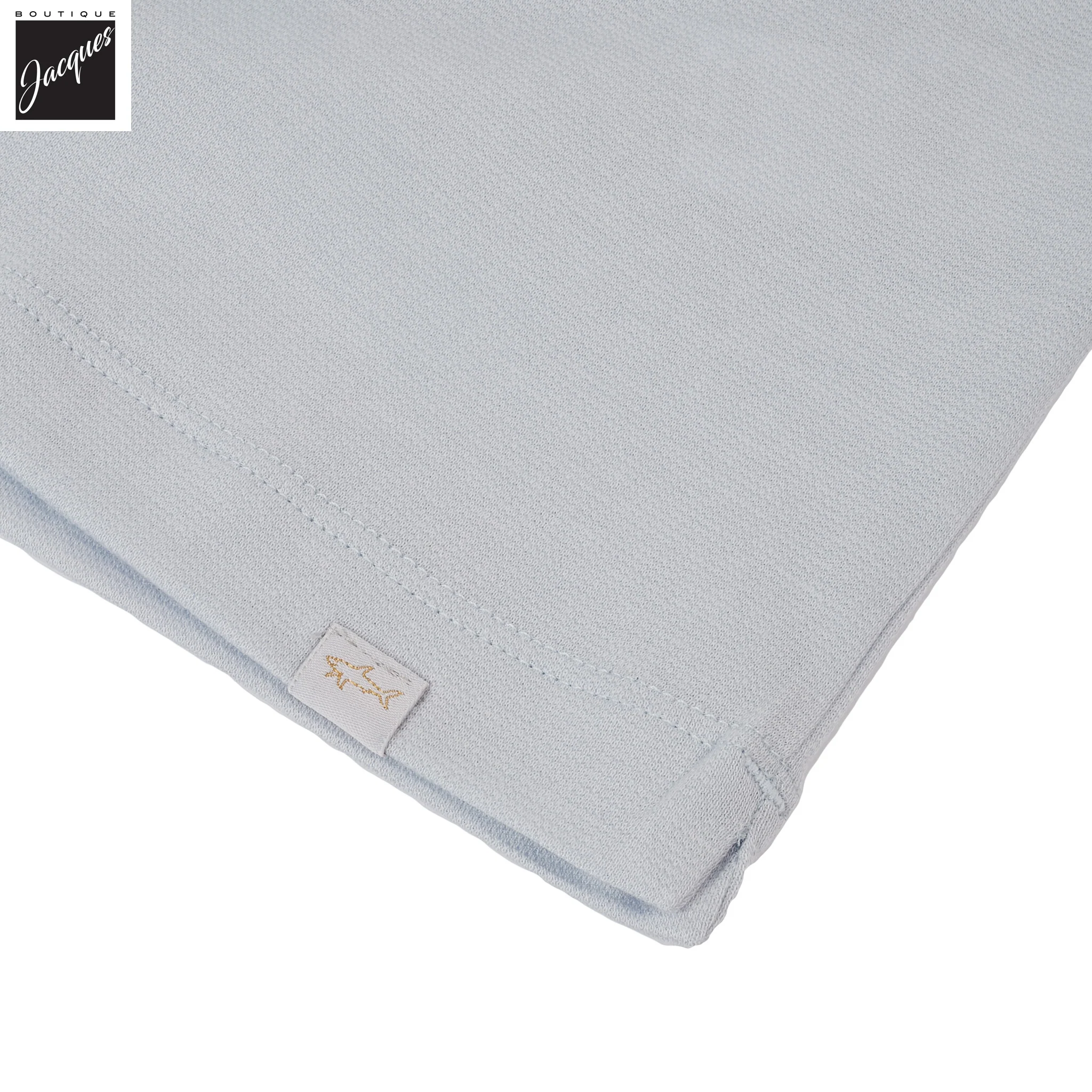 Arctic Blue XSoft Cotton-Lyocell Interlock Polo Shirt - Paul & Shark - Image 3