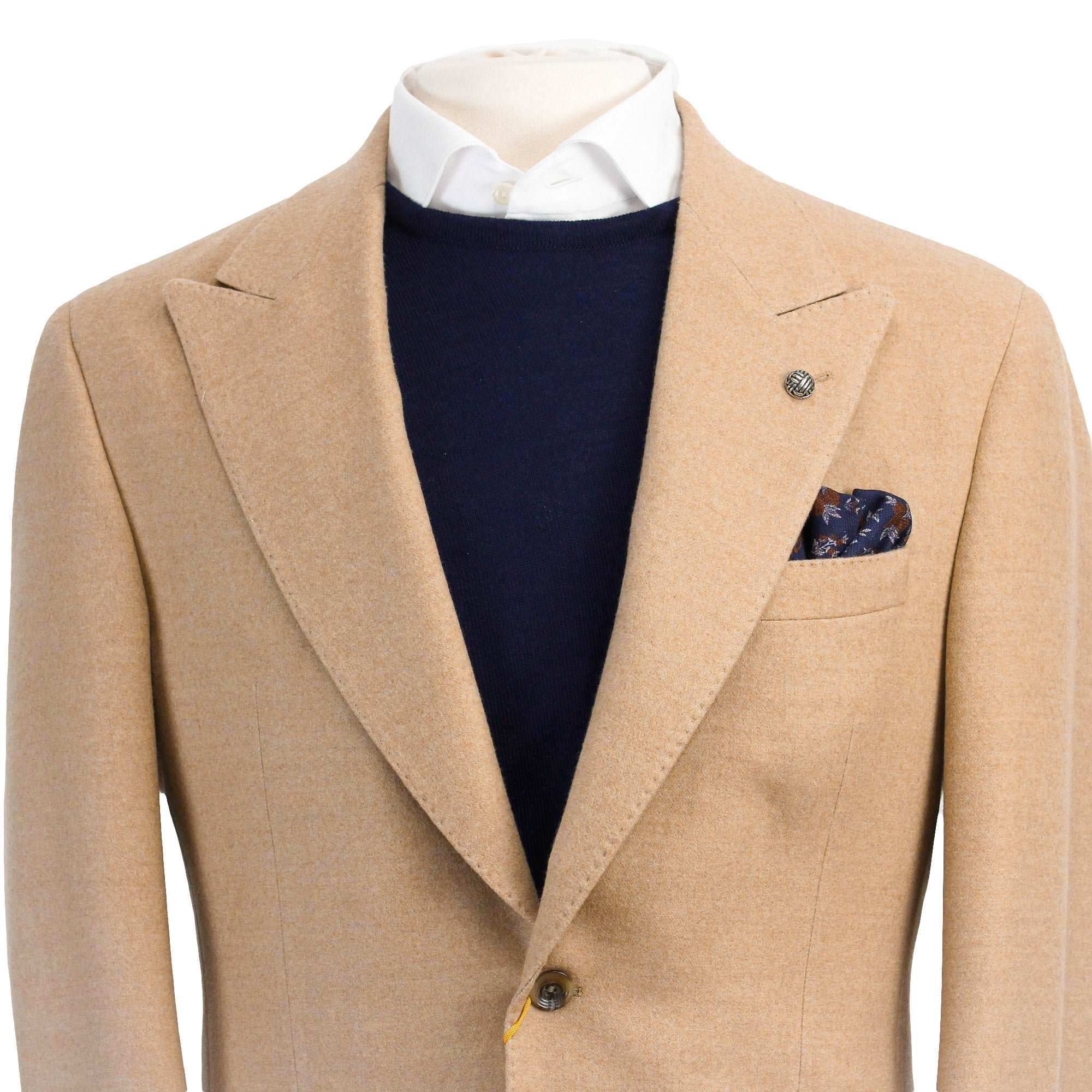 Beige Morgan Contemporary Fit Drago Wool Sport Coat - Jack Victor - Image 3