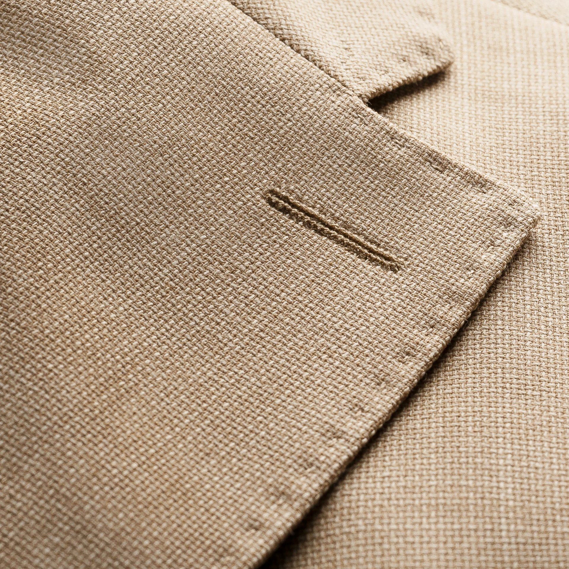 Beige Hopsack Wool (Lana) Tech Soft Jacket - ETON - Image 2