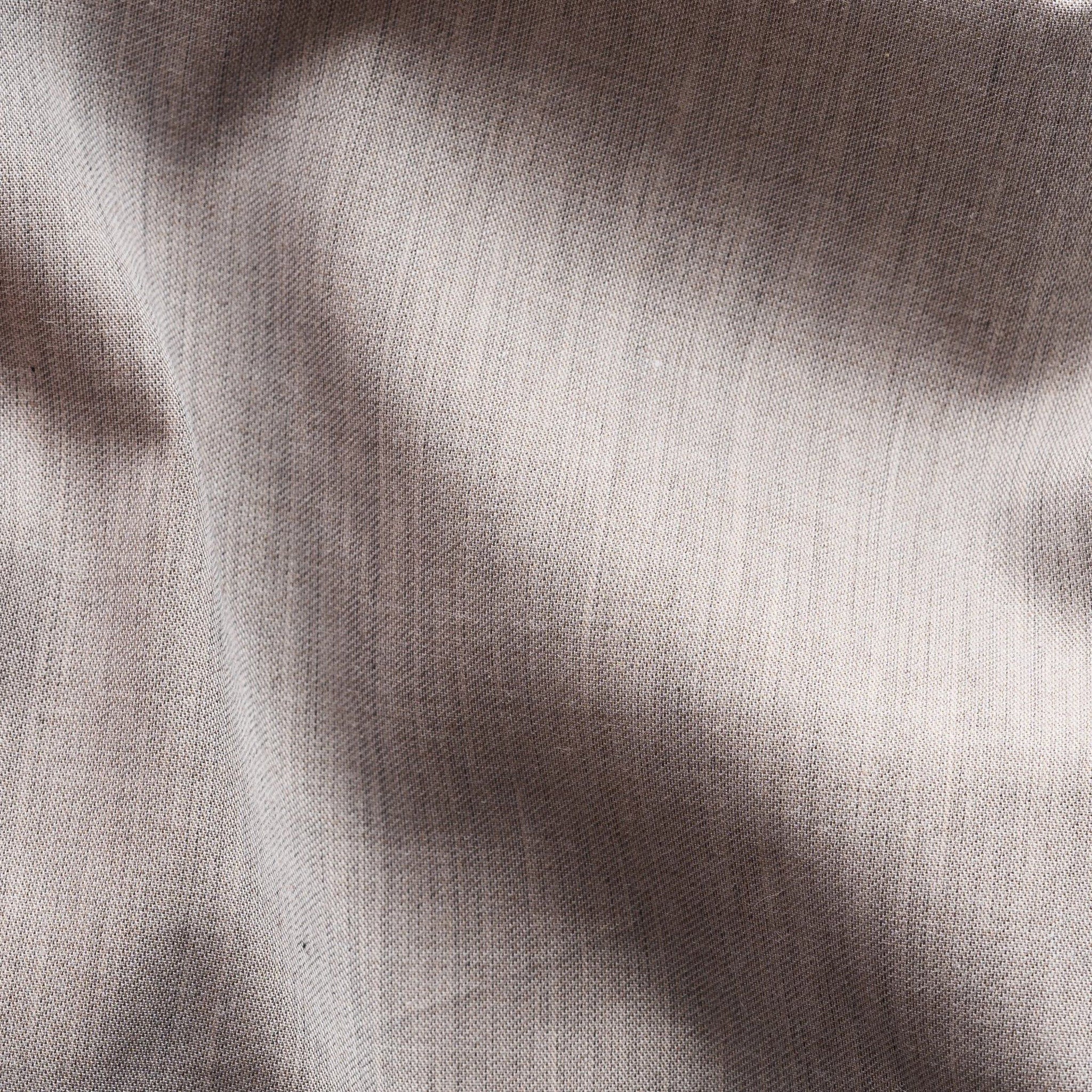 Beige Solid Fine Twill Slim Fit Shirt - ETON - Image 3