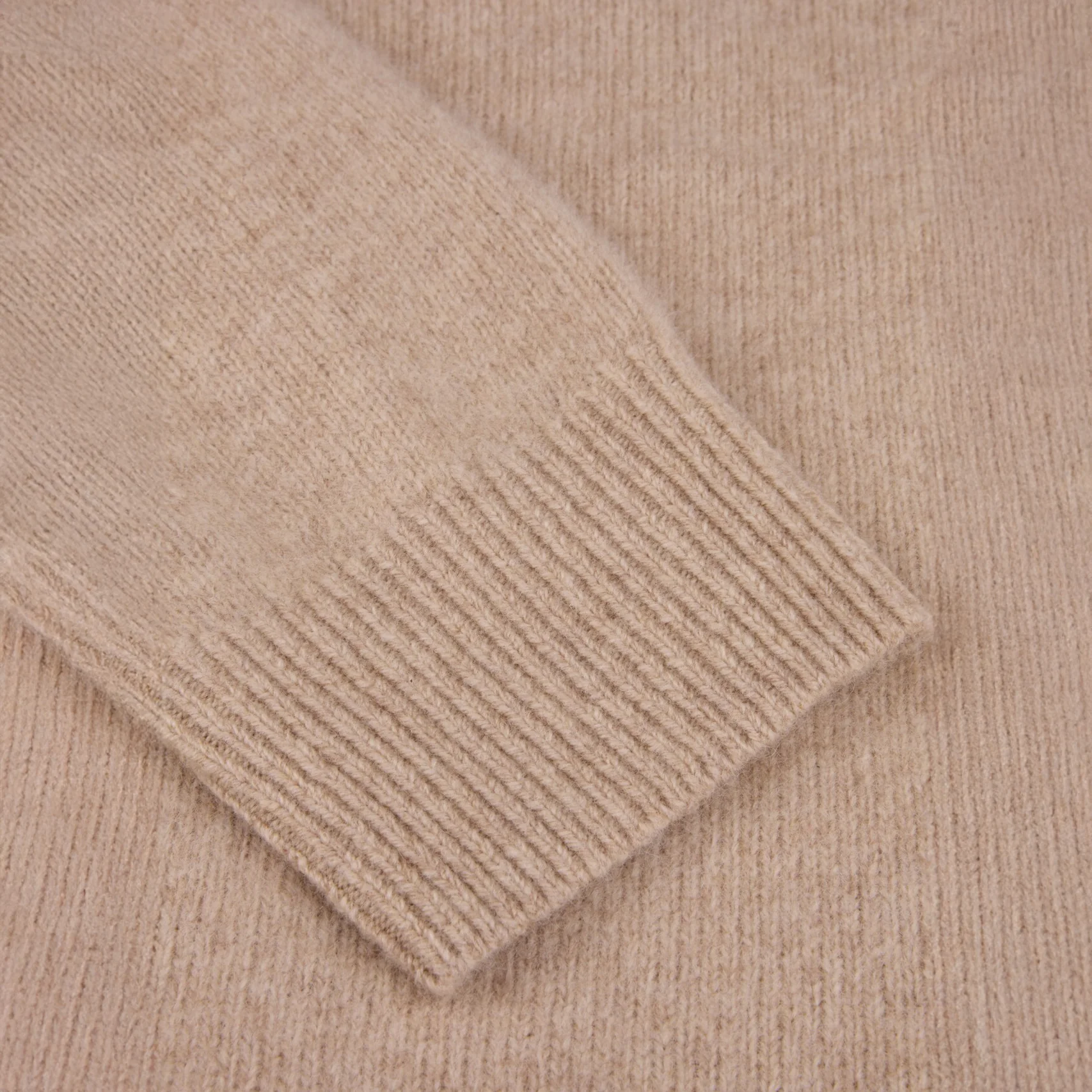 Beige Yak/Merino Wool Turtle Neck - Stenströms - Image 4