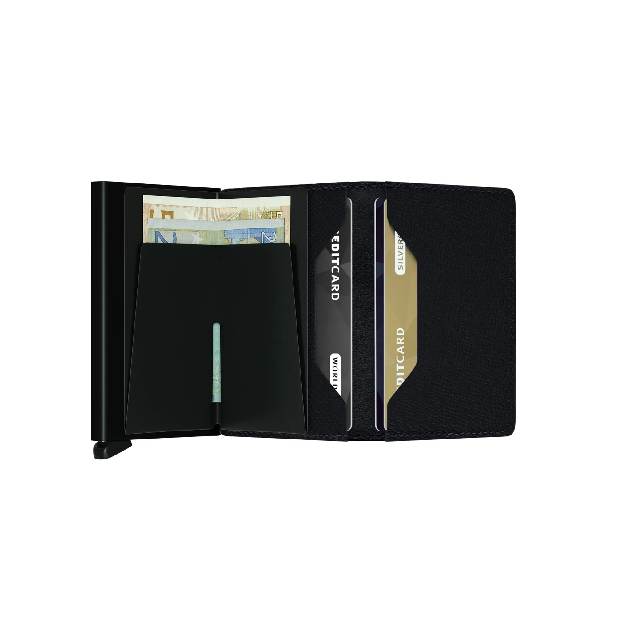 Crisple Black Leather SlimWallet - Secrid - Image 3