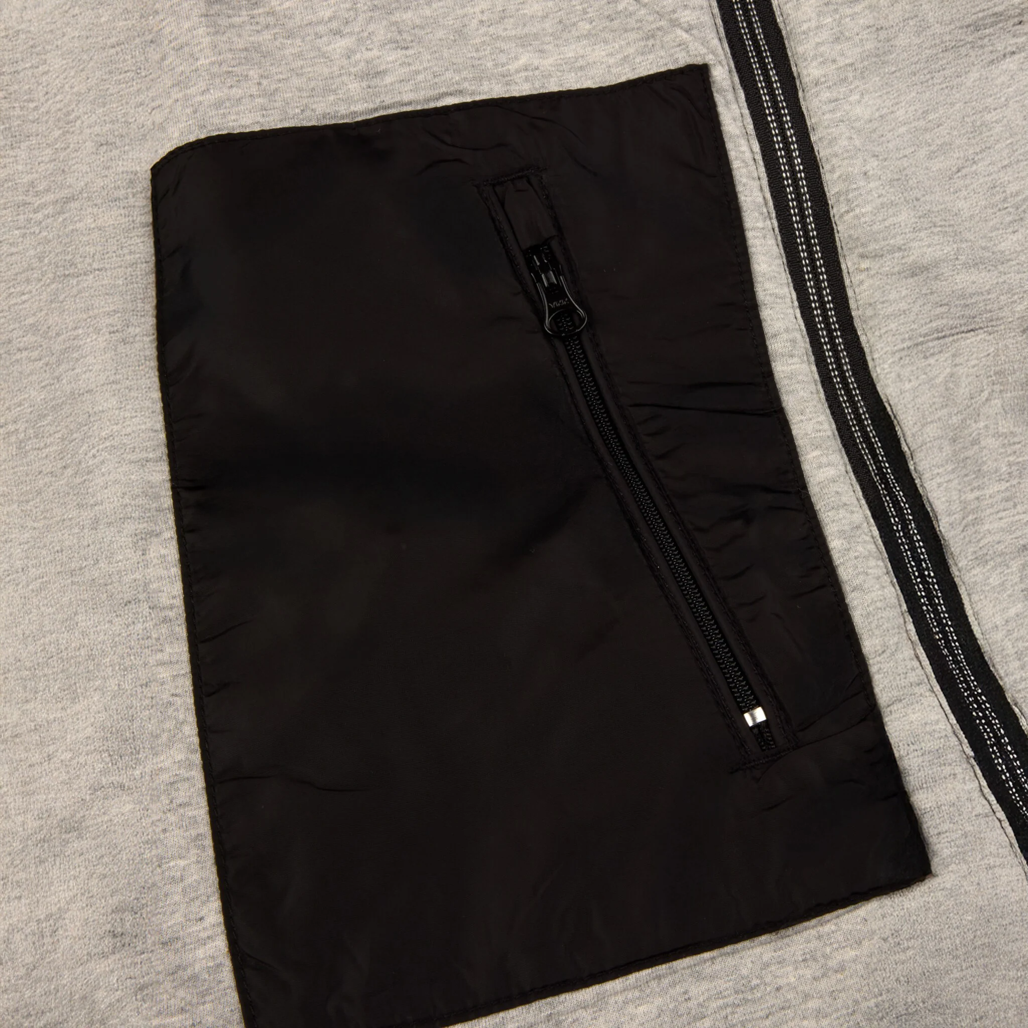 Black Quilted Wool Full Zip Vest - Stenströms - Image 6