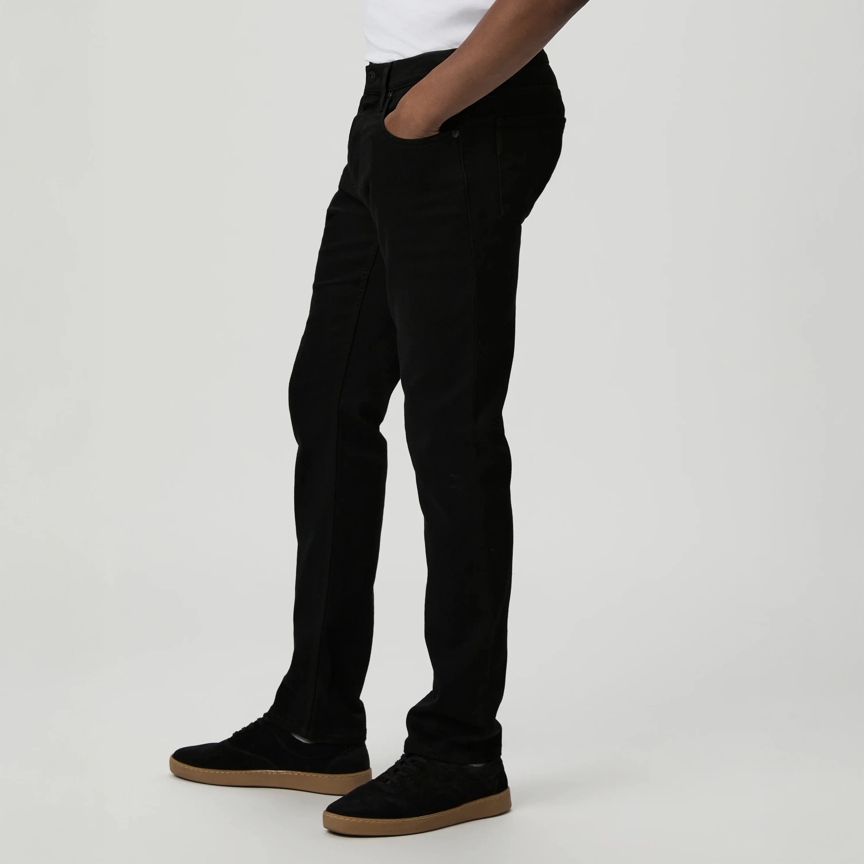 Black Shadow Federal Straight Fit Transcend Jeans - PAIGE - Image 3