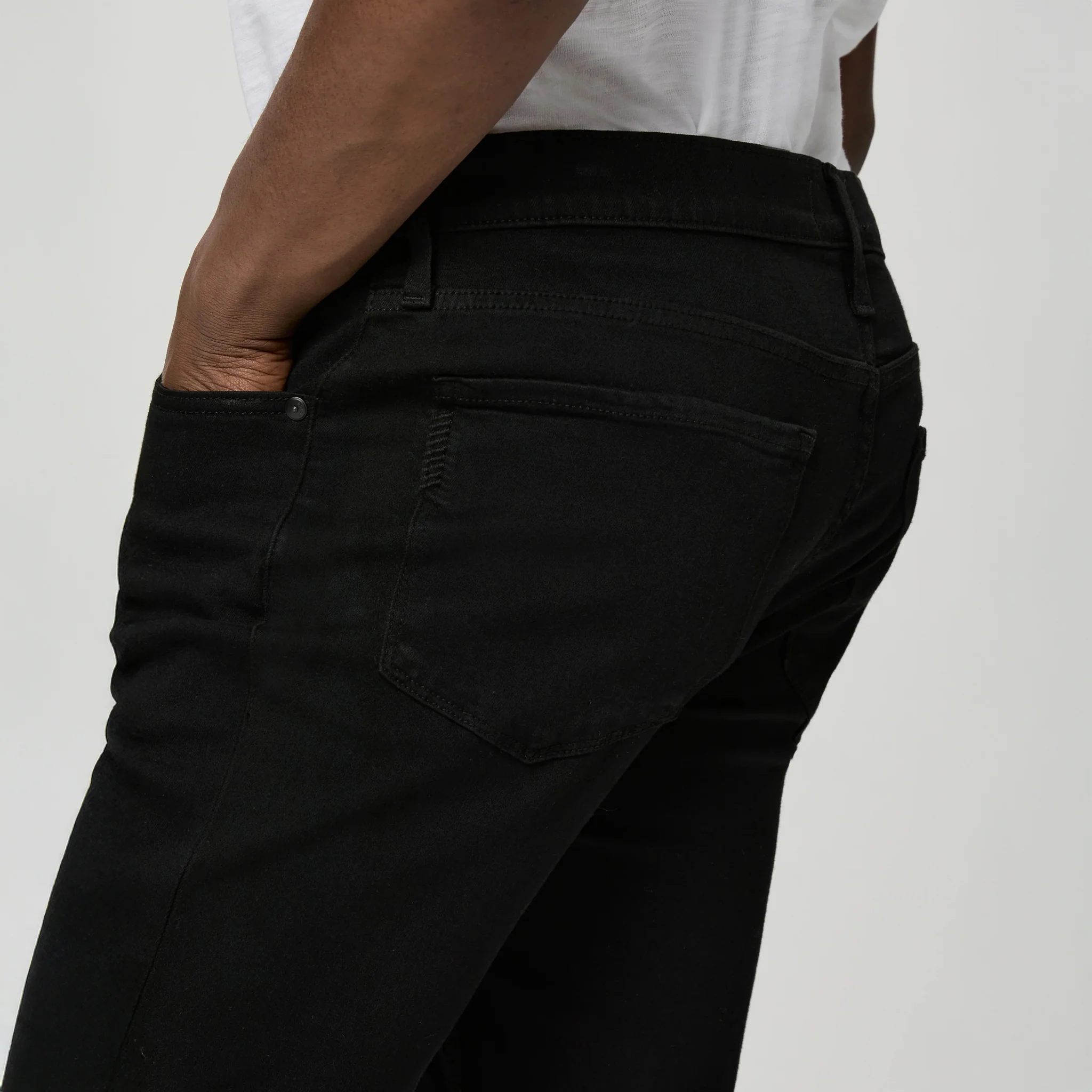 Black Shadow Federal Straight Fit Transcend Jeans - PAIGE - Image 5