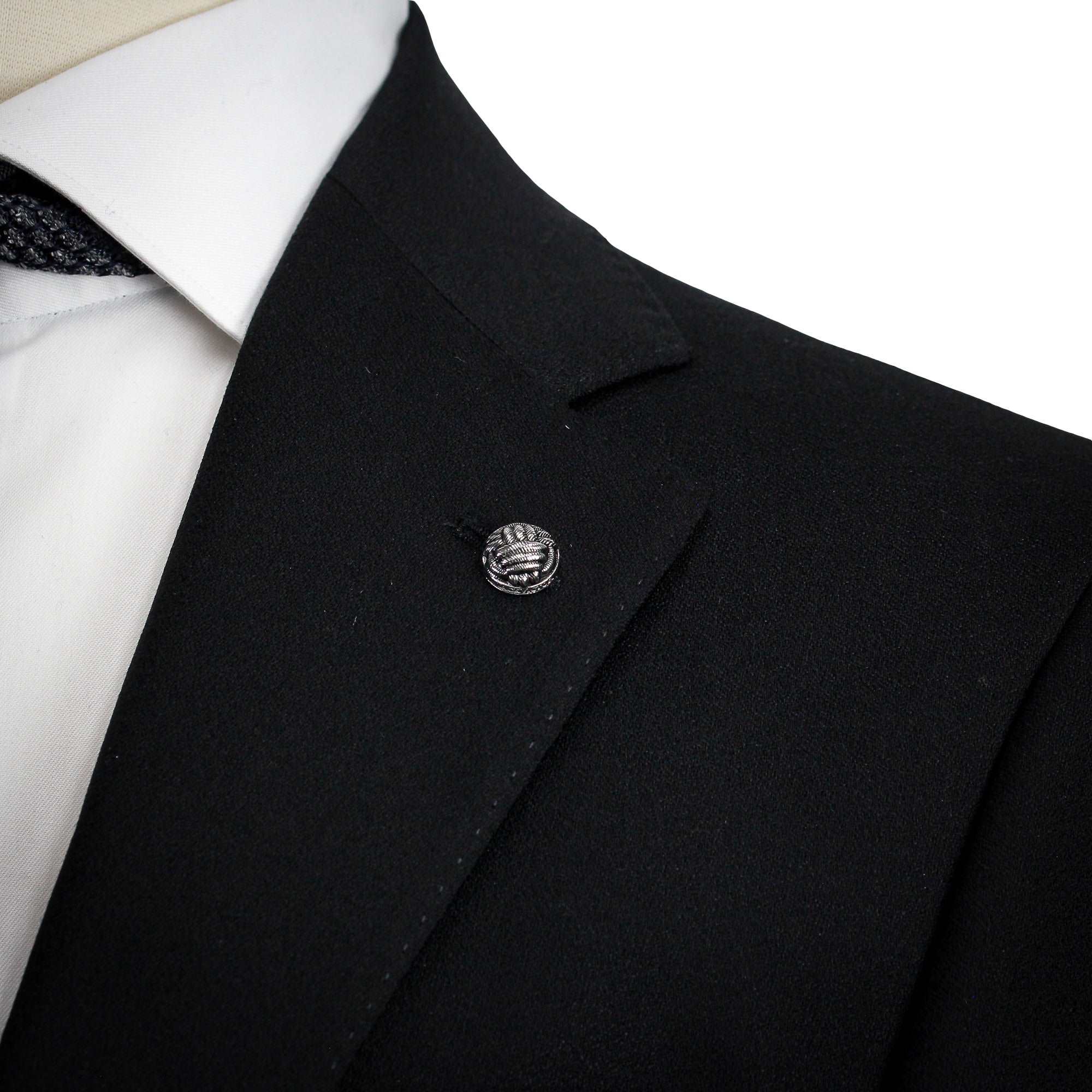 Black Crepe Finish Esprit Modern Fit Suit - Jack Victor - Image 5