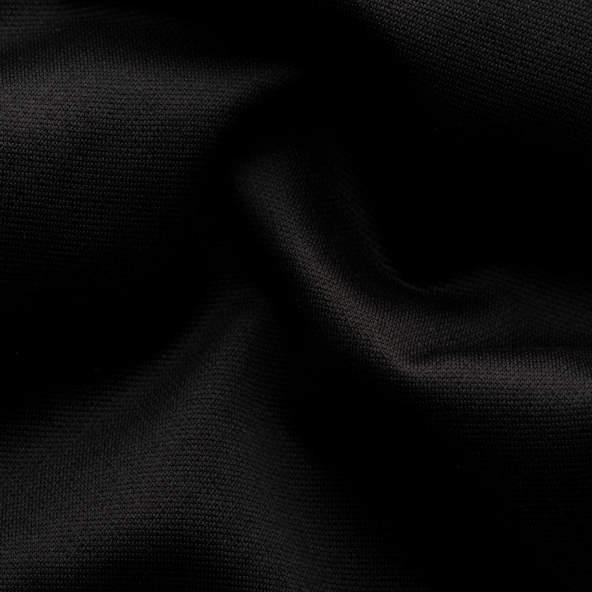 Black Solid Filo Di Scozia Knitted Jacquard Slim Fit Shirt - ETON - Image 8
