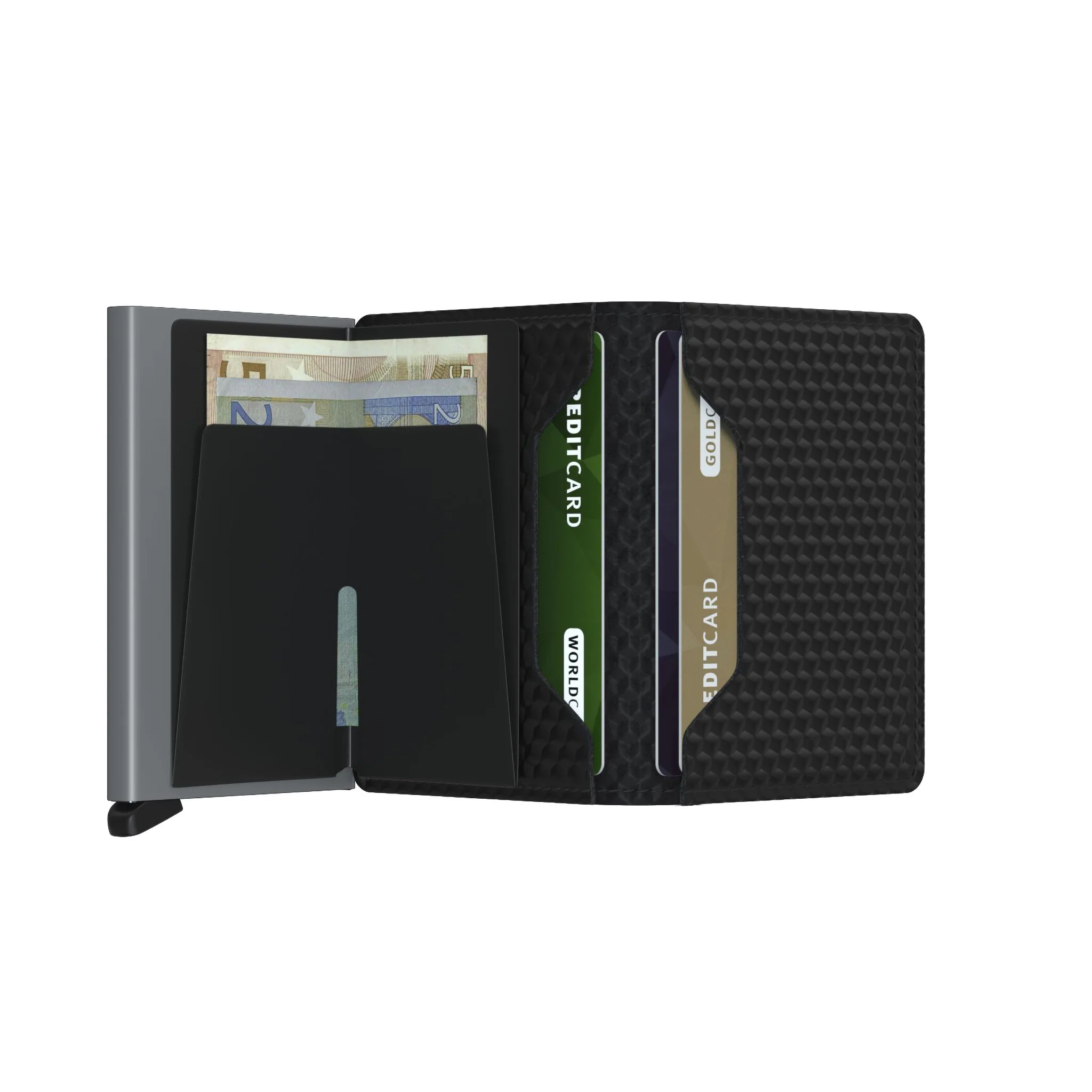 Optical Black-Titanium Leather SlimWallet - Secrid - Image 3