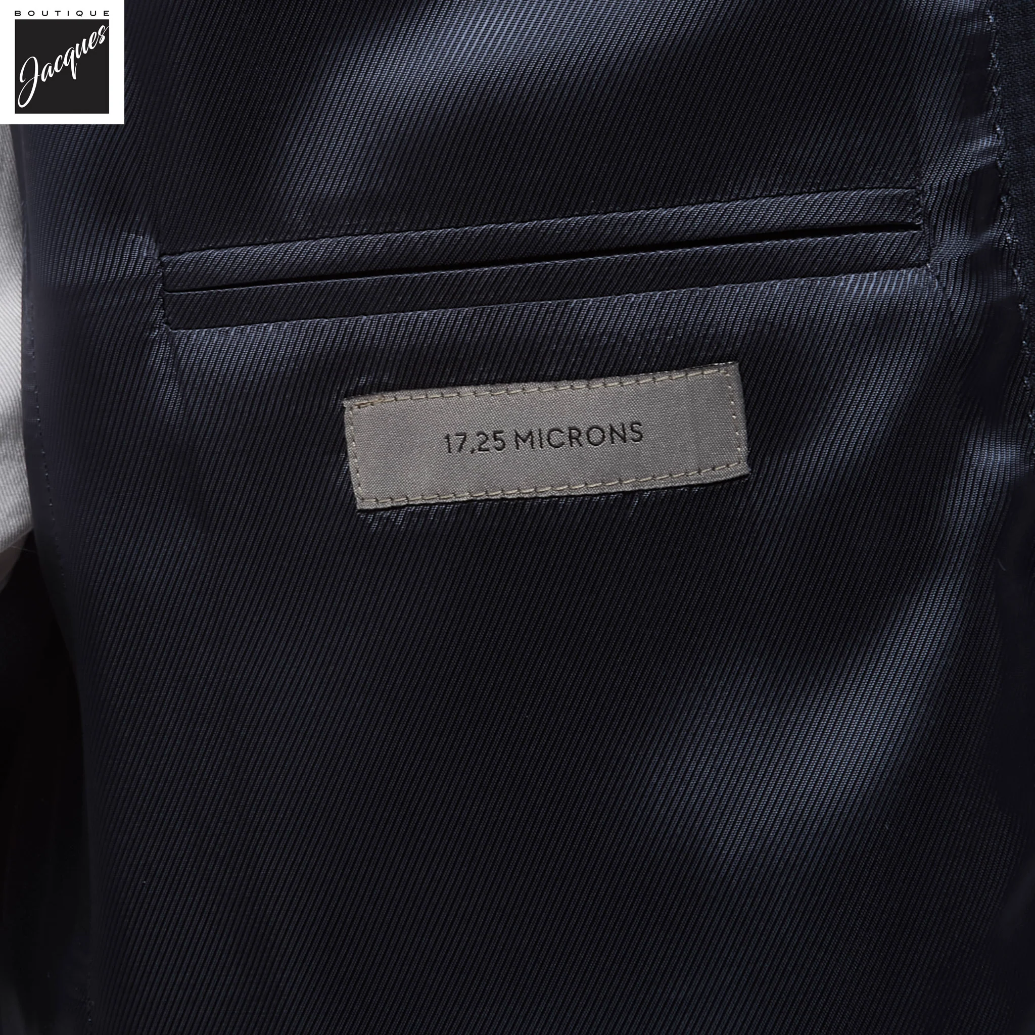 Blue & Black Microcheck Super 130s Wool Modern Fit Suit - Corneliani - Image 4