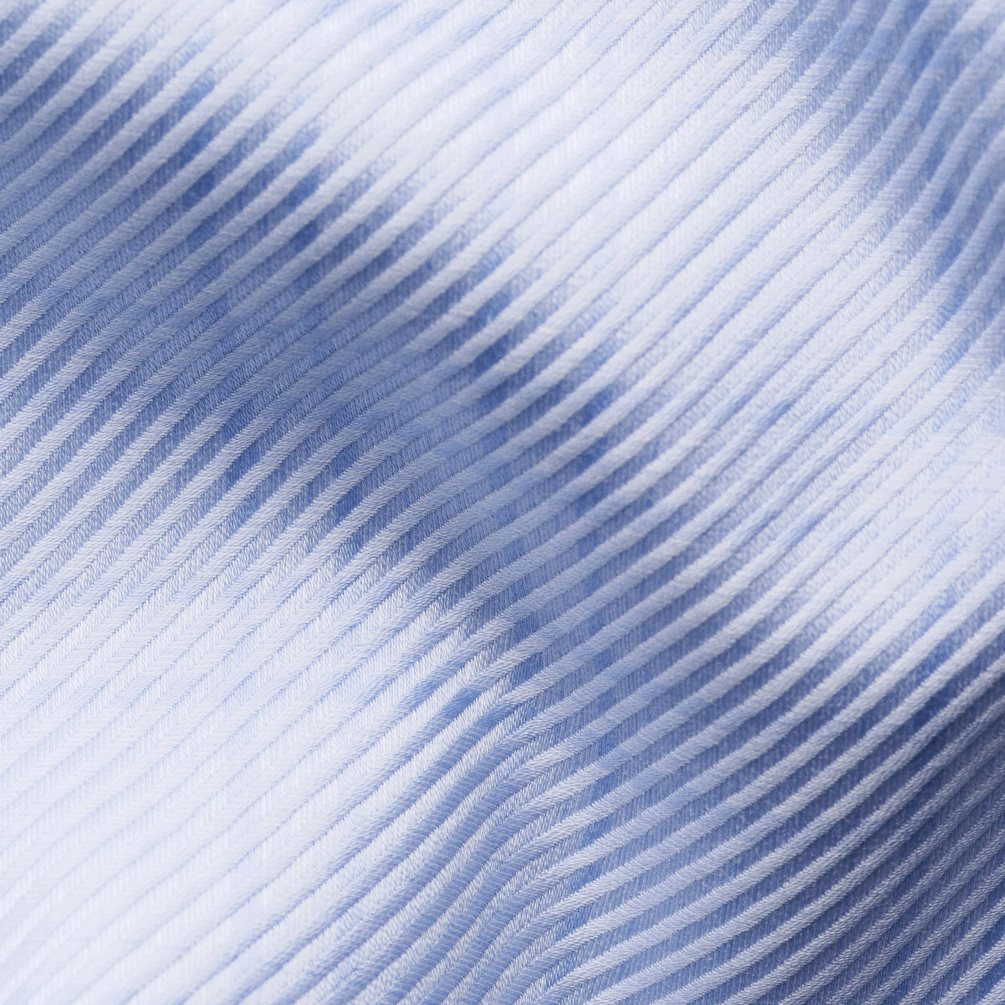 Blue Check King Twill Contemporary Fit Dress Shirt - ETON - Image 8