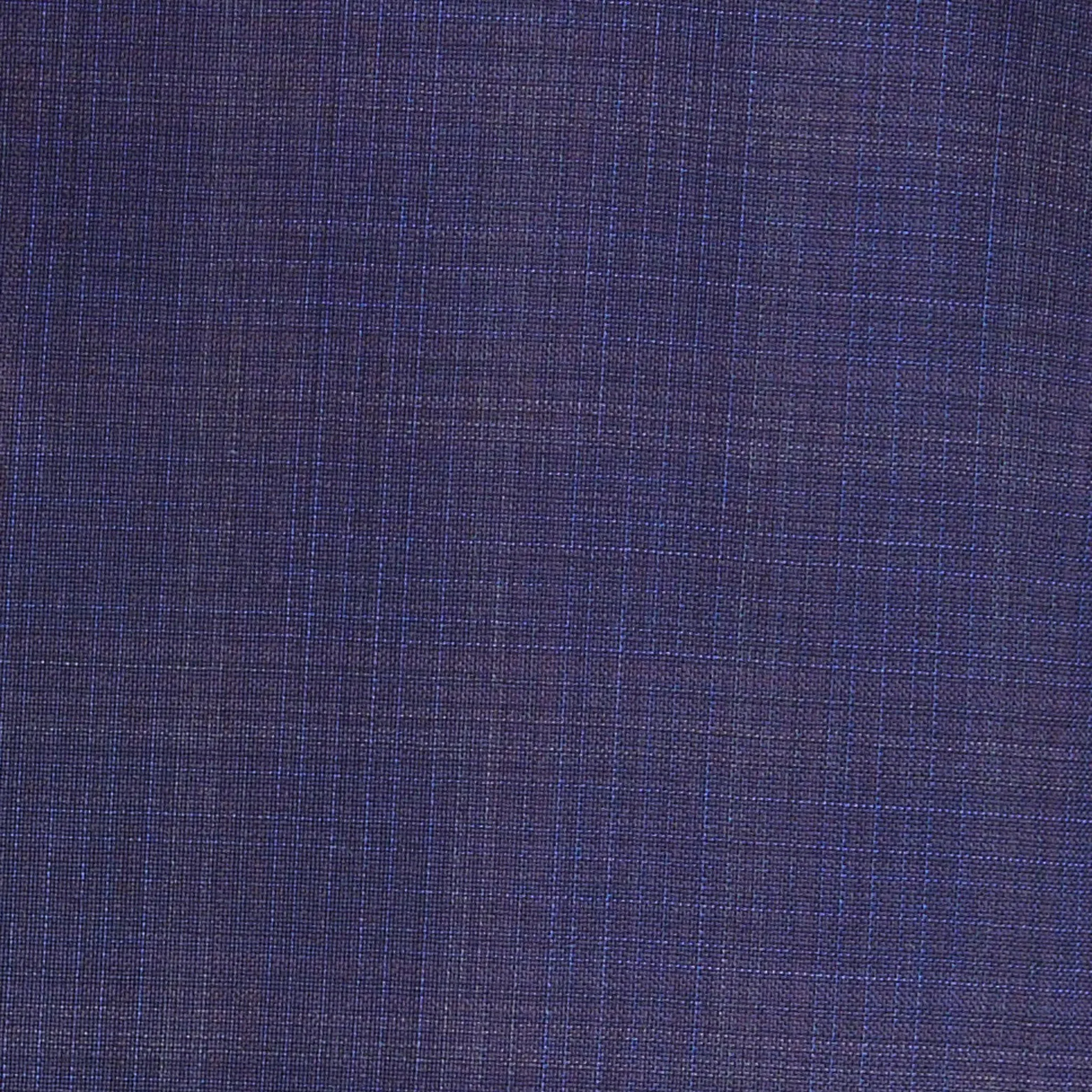 Blue Check Esprit Modern Fit Loro Piana Wool Suit - Jack Victor - Image 3