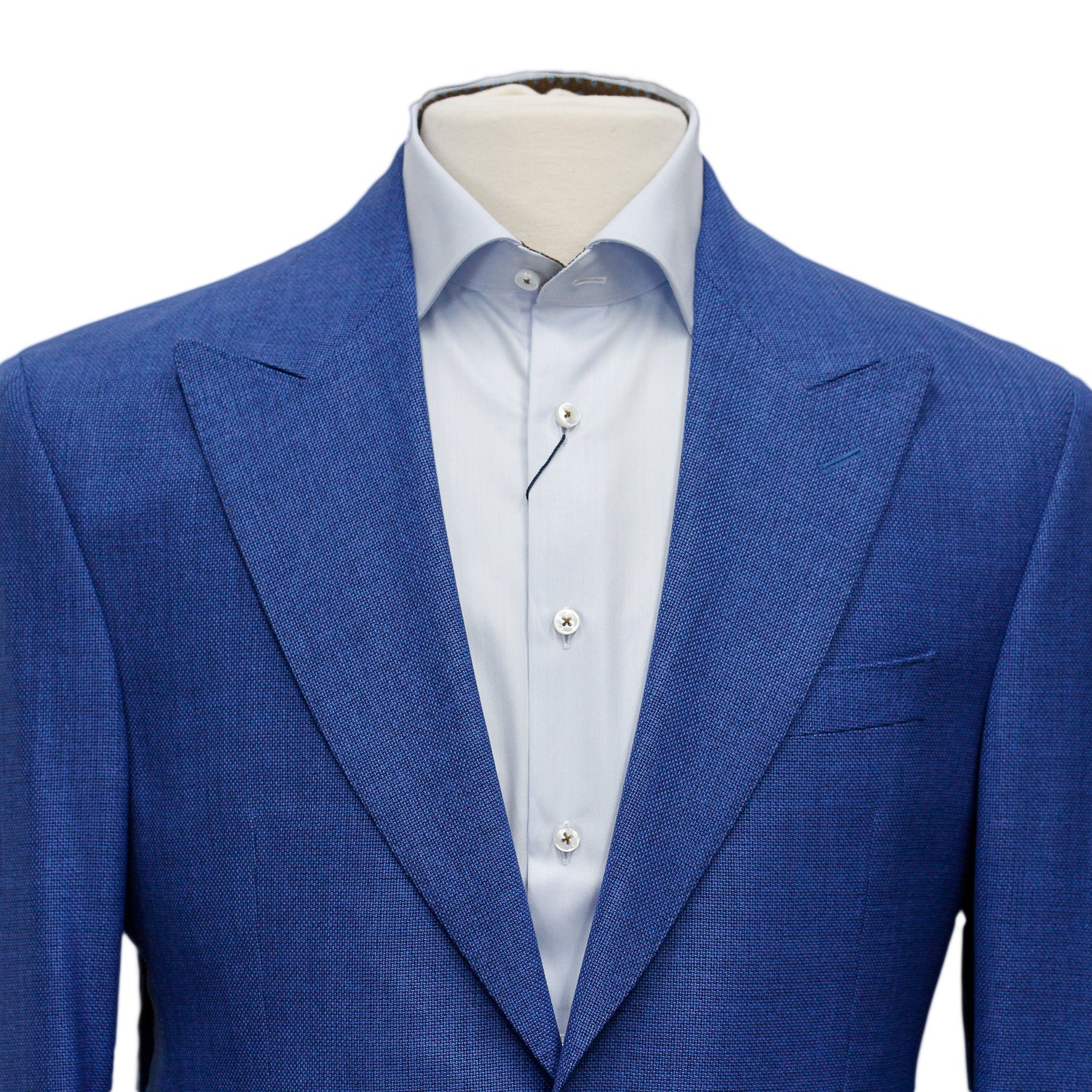 Mid-Blue Birdseye Marco Contemporary Fit Sport Jacket - Jack Victor - Image 4