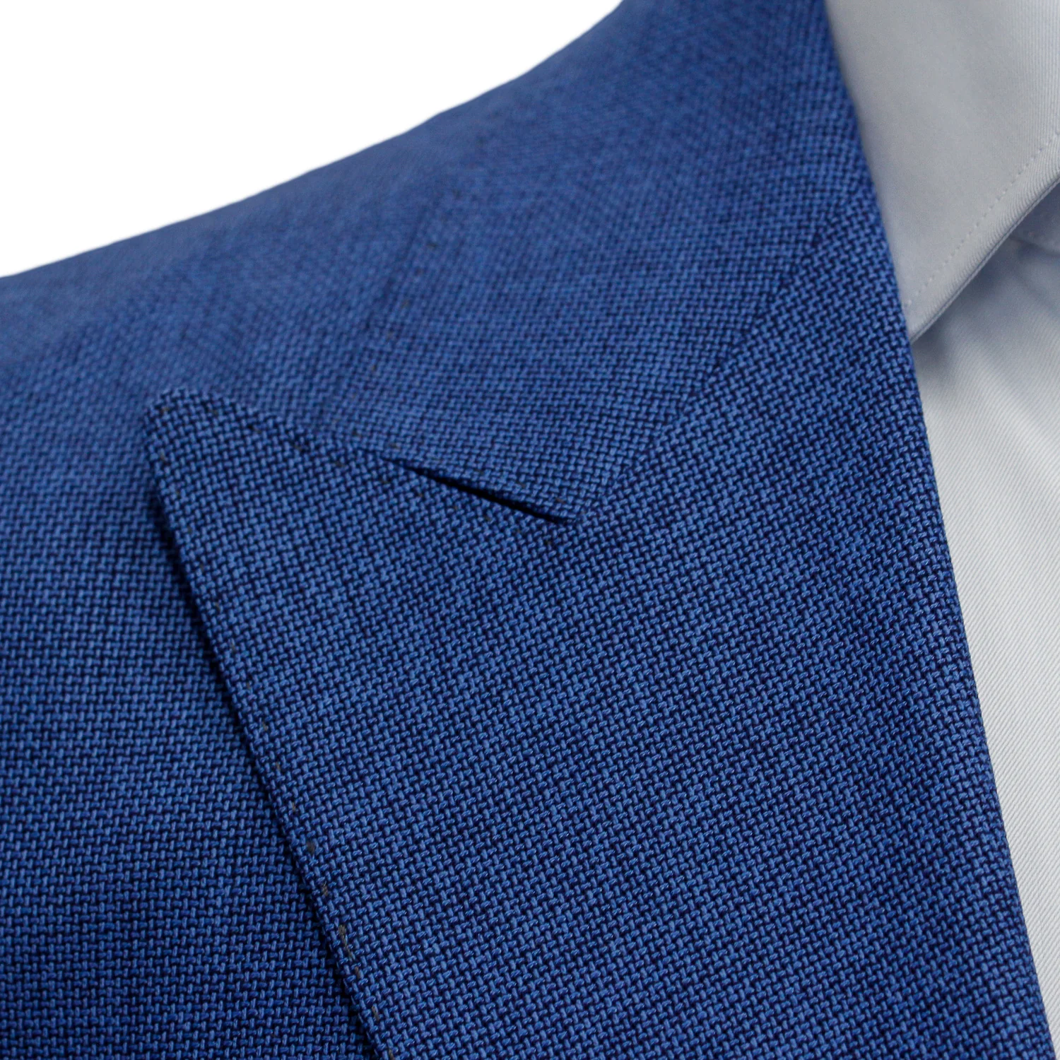 Mid-Blue Birdseye Marco Contemporary Fit Sport Jacket - Jack Victor - Image 5
