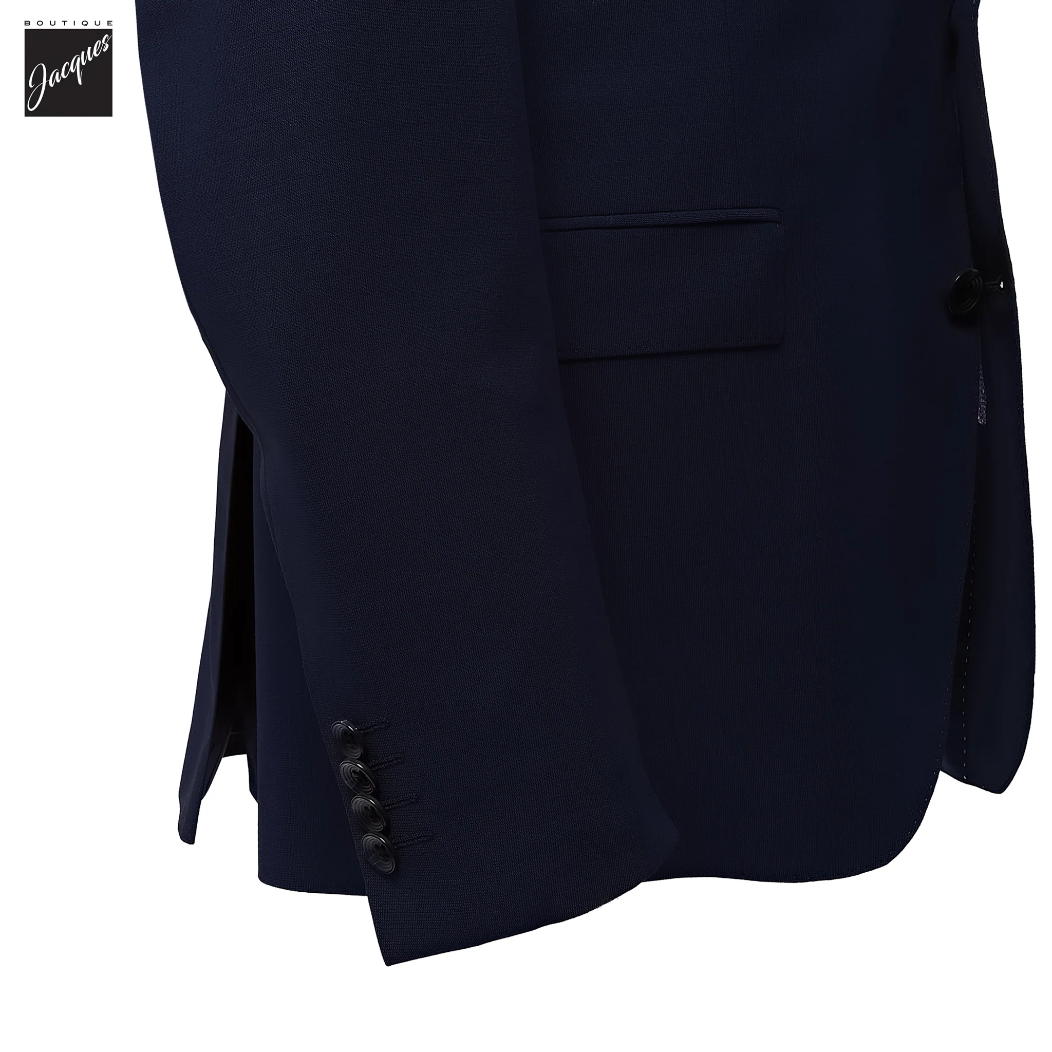Dark Blue Engel Modern Fit Super 130s Wool Suit - Jack Victor - Image 3