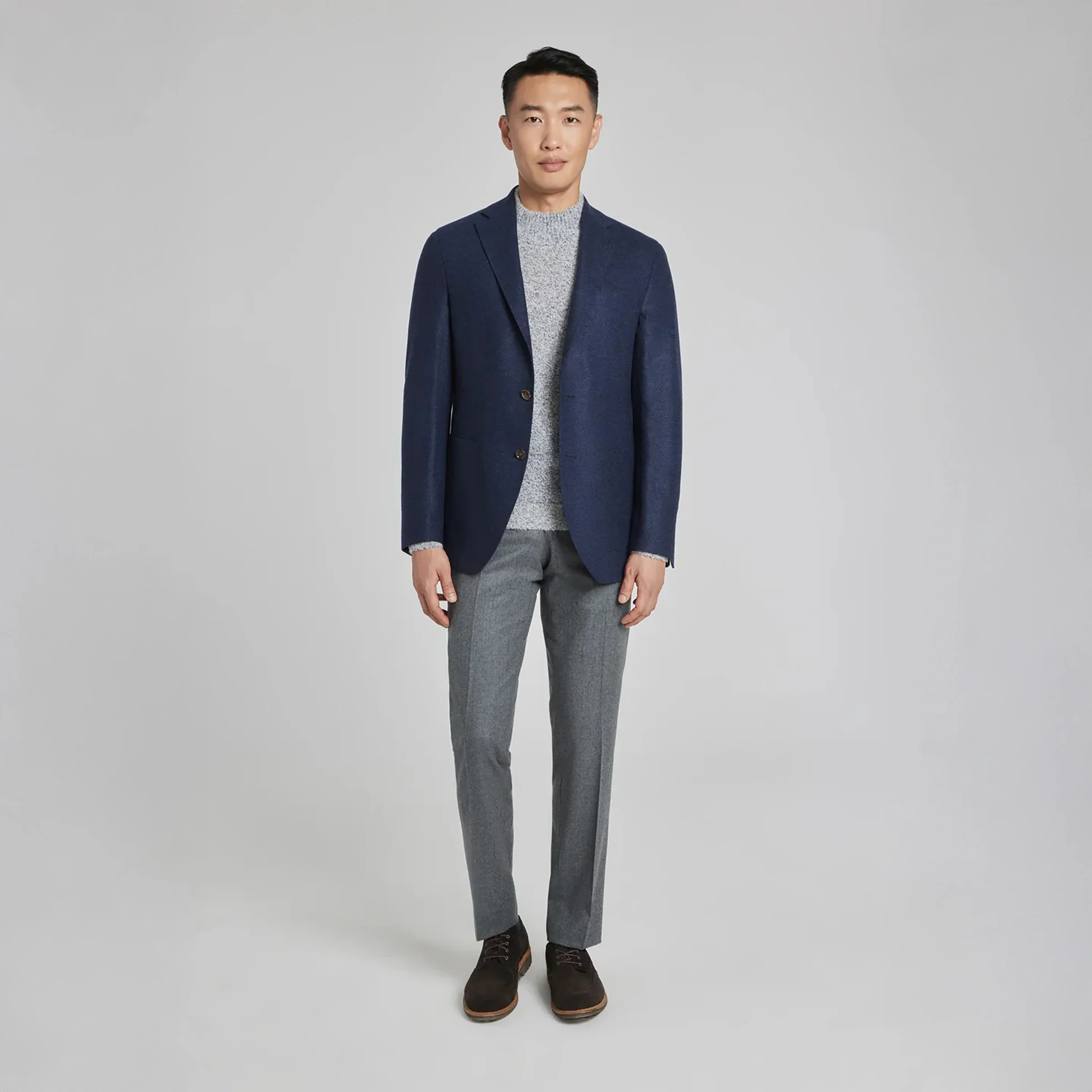 Blue Loro Piana Cashmere Darwin Contemporary Fit Unconstructed Sport Jacket - Jack Victor