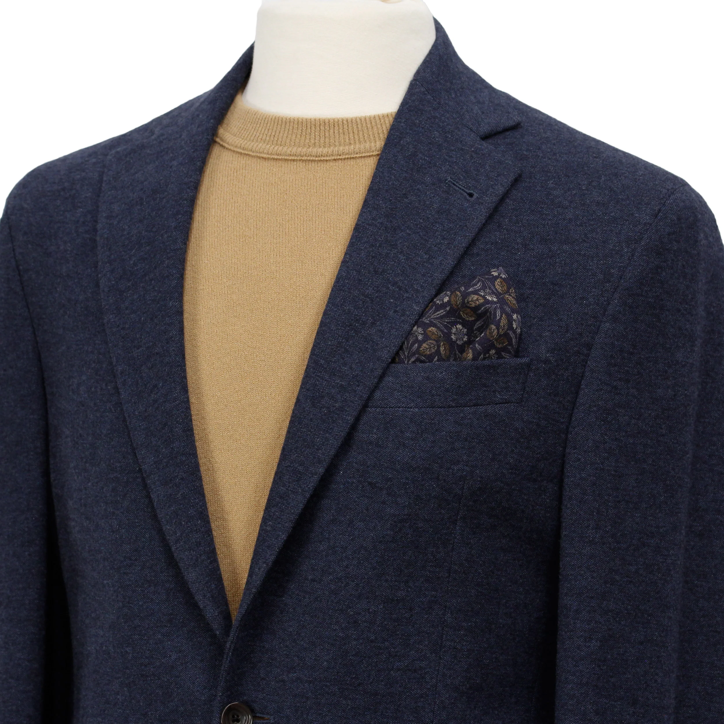 Blue Loro Piana Cashmere Darwin Contemporary Fit Unconstructed Sport Jacket - Jack Victor - Image 4
