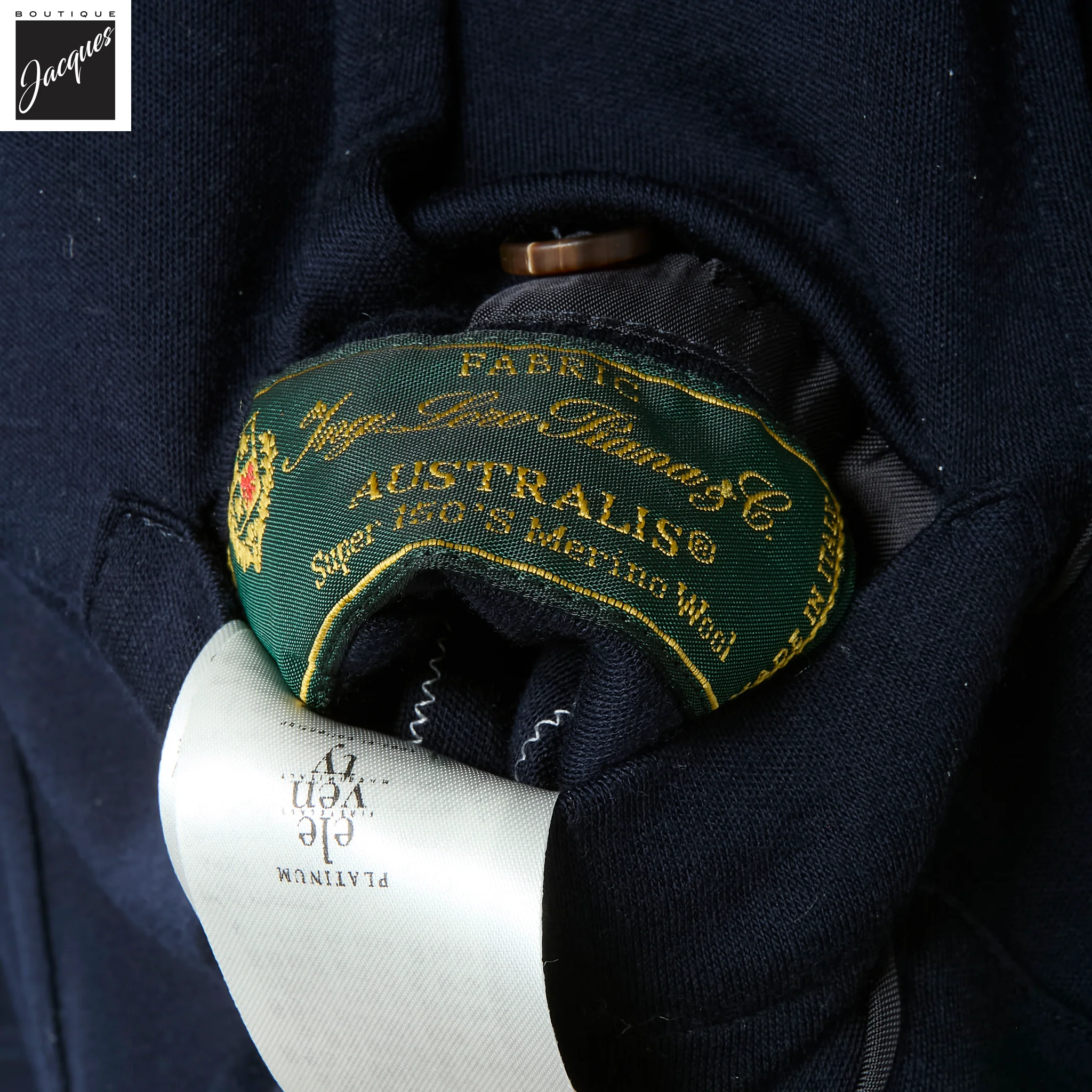 Blue Loro Piana Super 150's Wool Knitted Hybrid Sport Jacket - ELEVENTY PLATINUM - Image 6