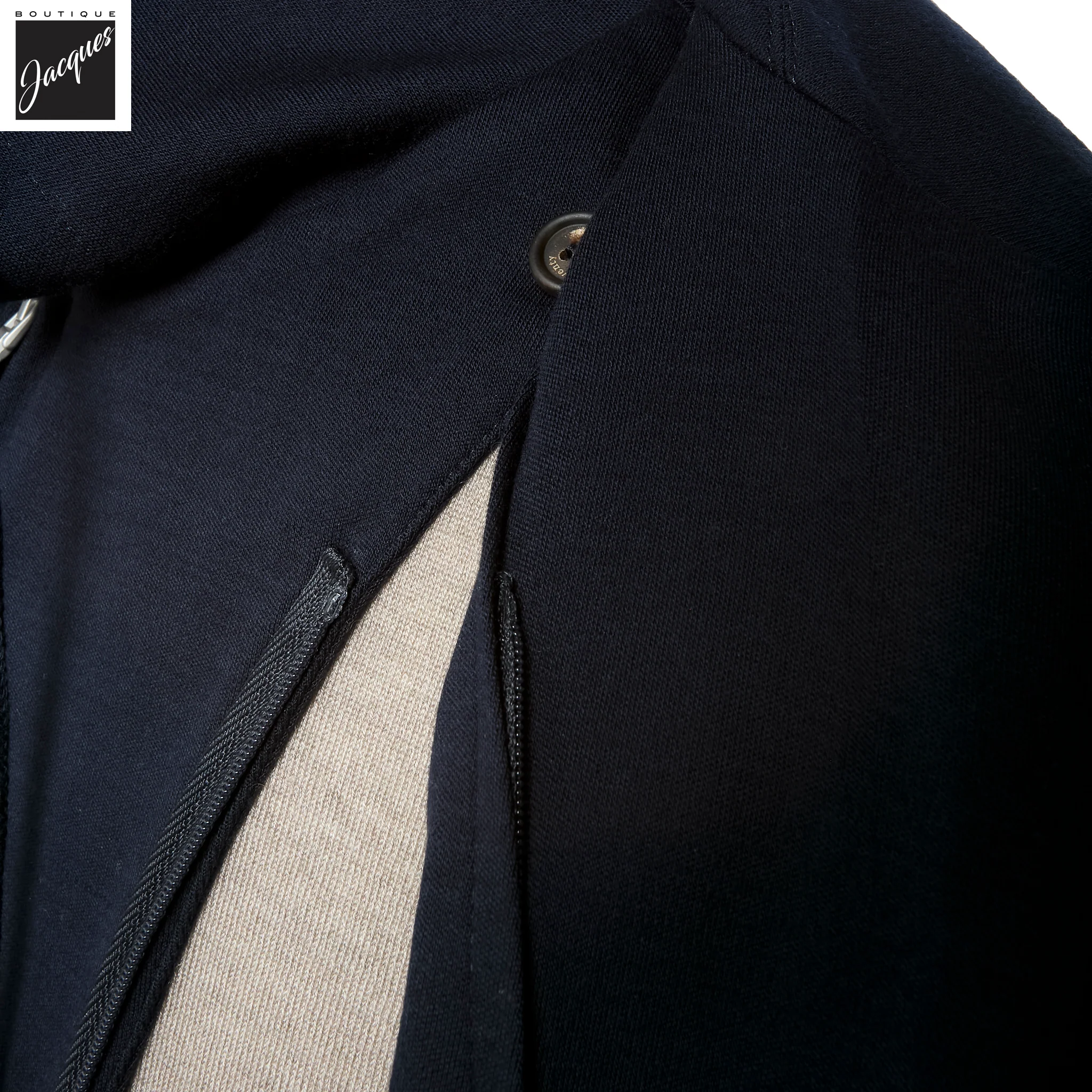 Blue Loro Piana Super 150's Wool Knitted Hybrid Sport Jacket - ELEVENTY PLATINUM - Image 7