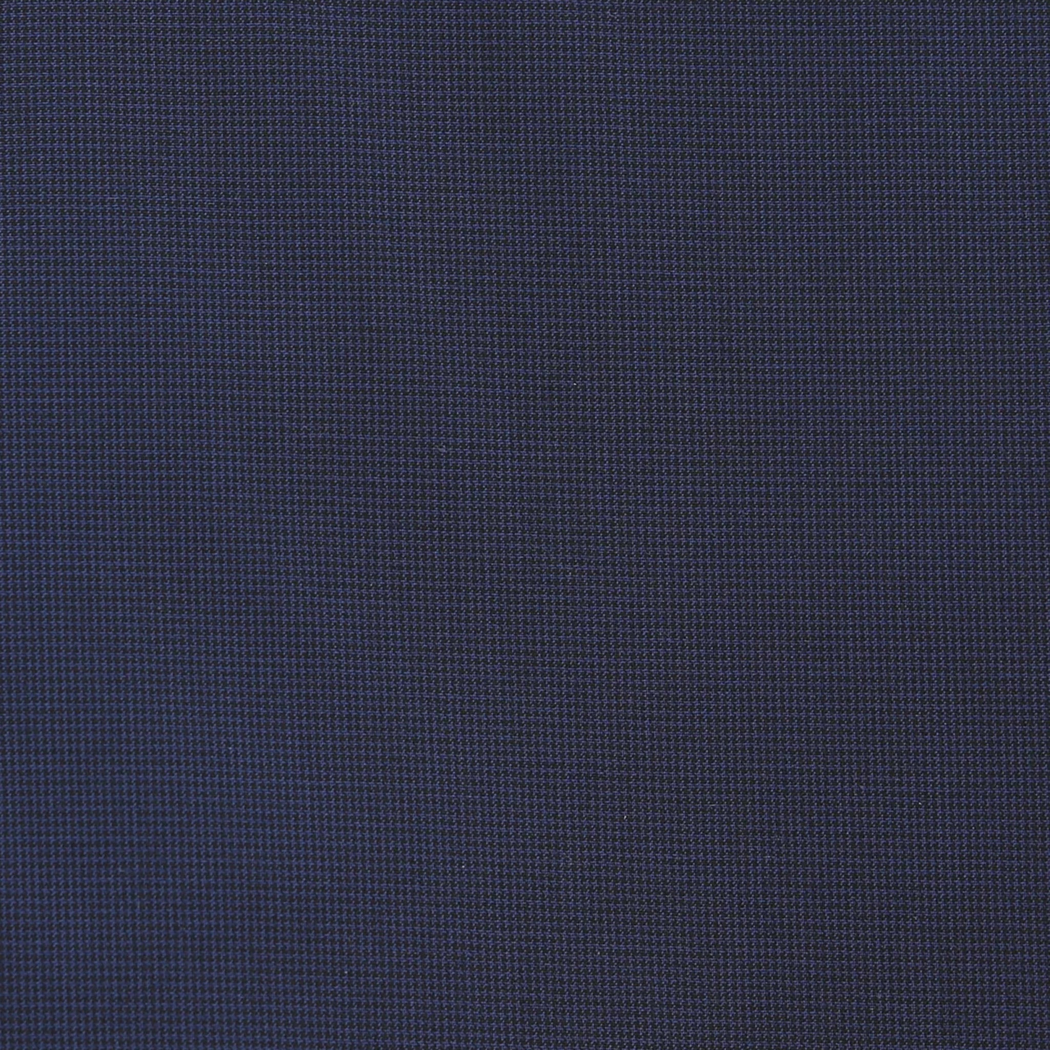 Blue Mini Pepita Pattern Ceramica Pipe Five Pocket Pants - ALBERTO - Image 6