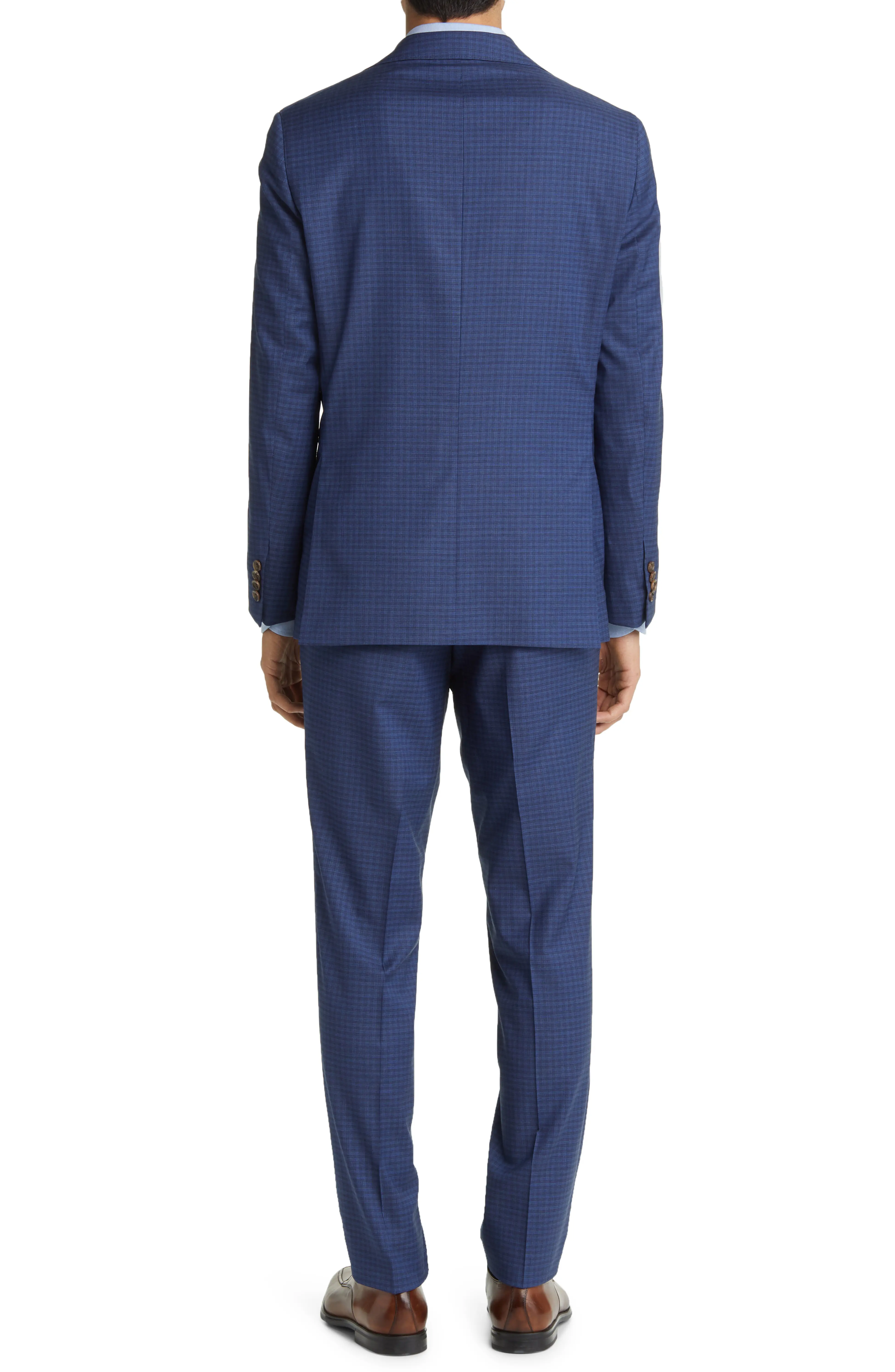 Blue Neat Check Esprit Modern Fit Suit - Jack Victor - Image 10
