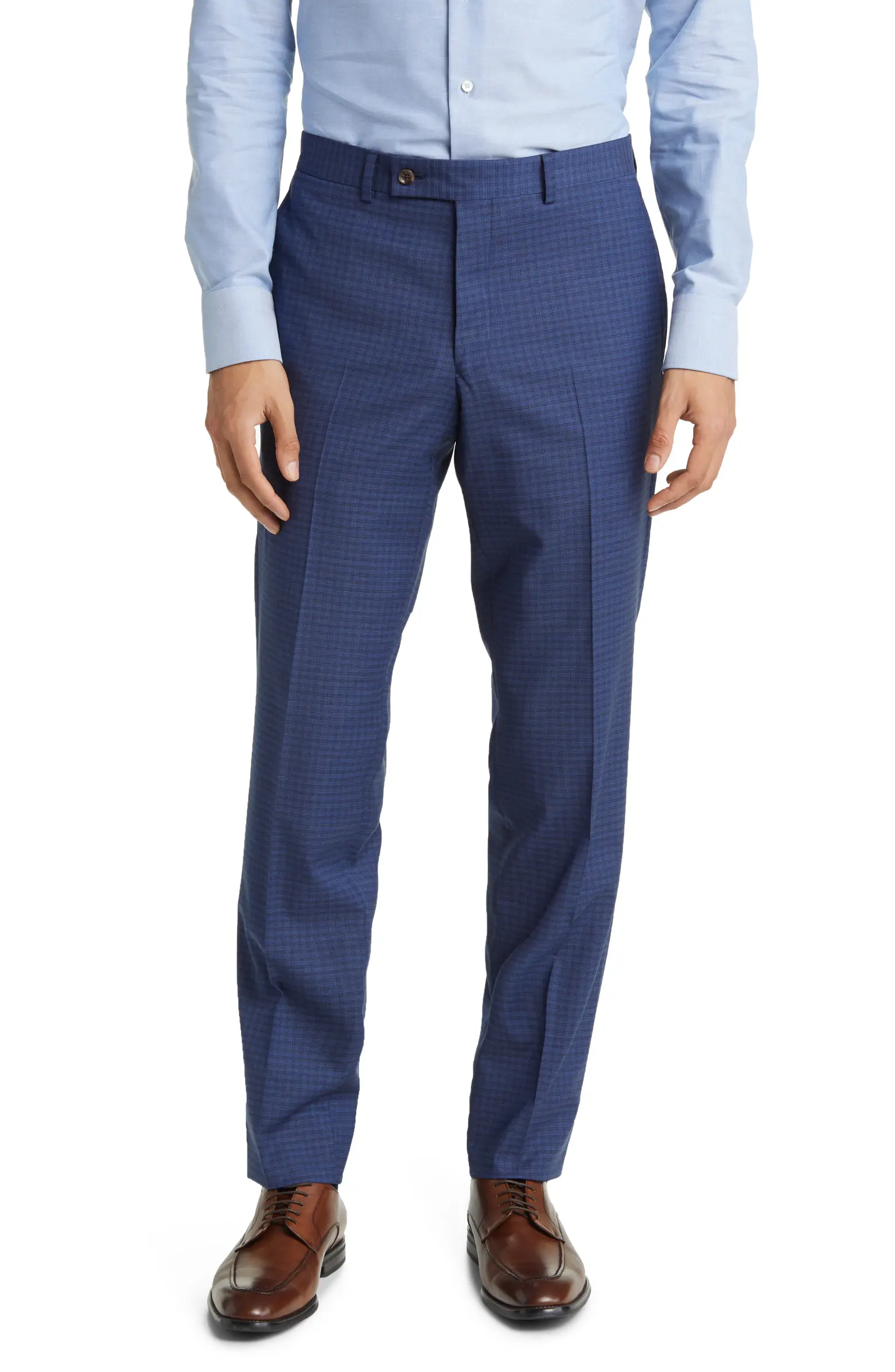 Blue Neat Check Esprit Modern Fit Suit - Jack Victor - Image 12