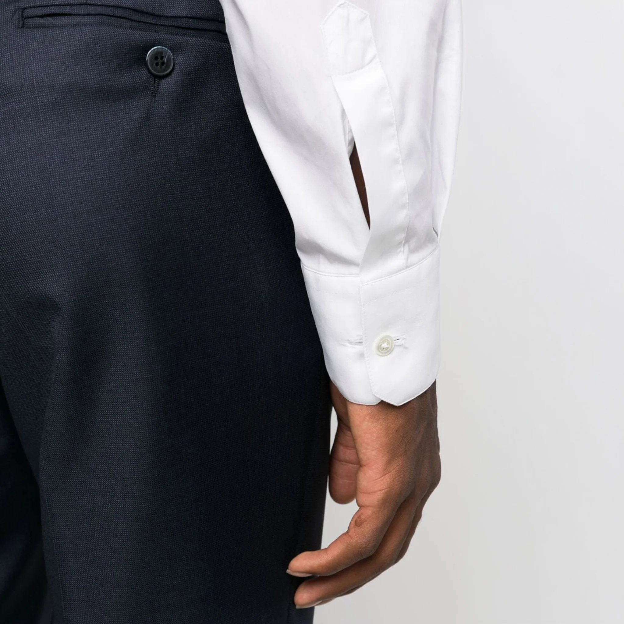 Blue Neat Mantua Contemporary Fit Suit - Luigi Bianchi - Image 10