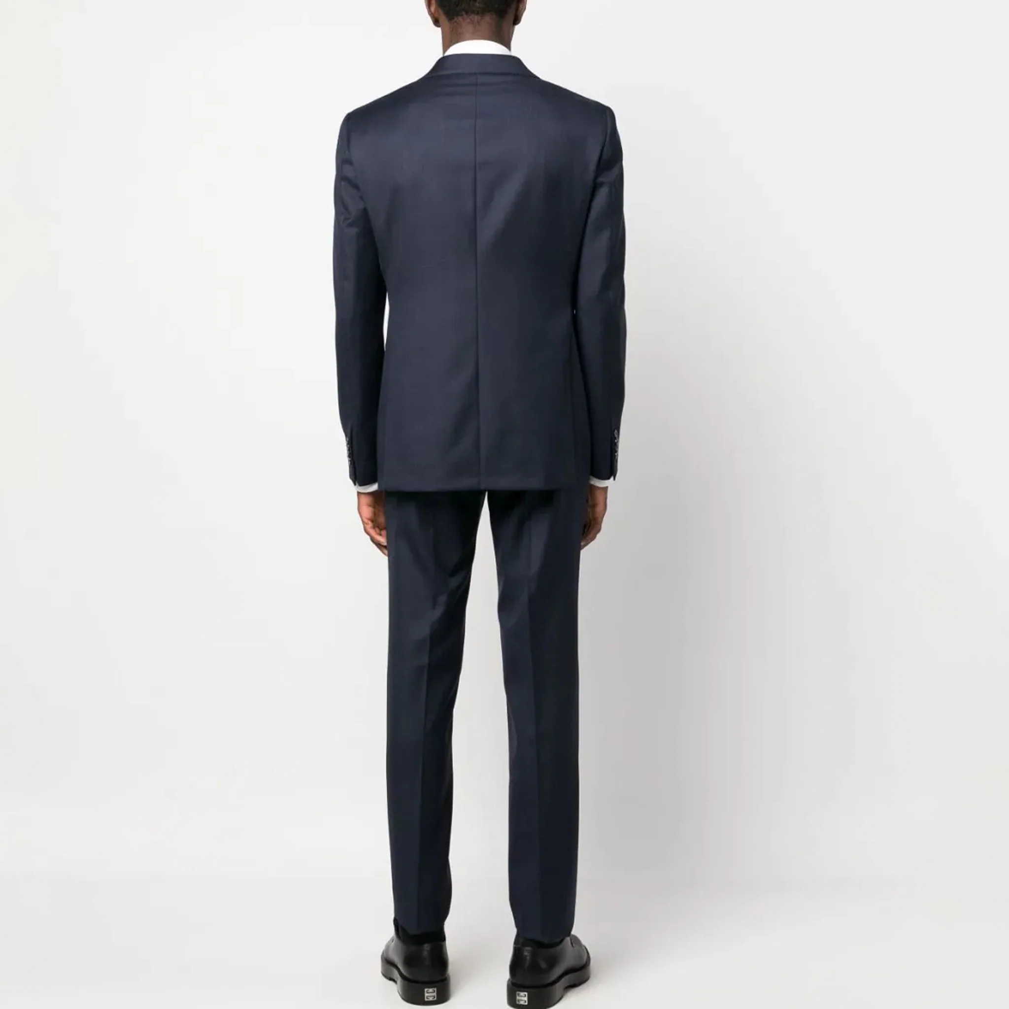 Blue Neat Mantua Contemporary Fit Suit - Luigi Bianchi - Image 11