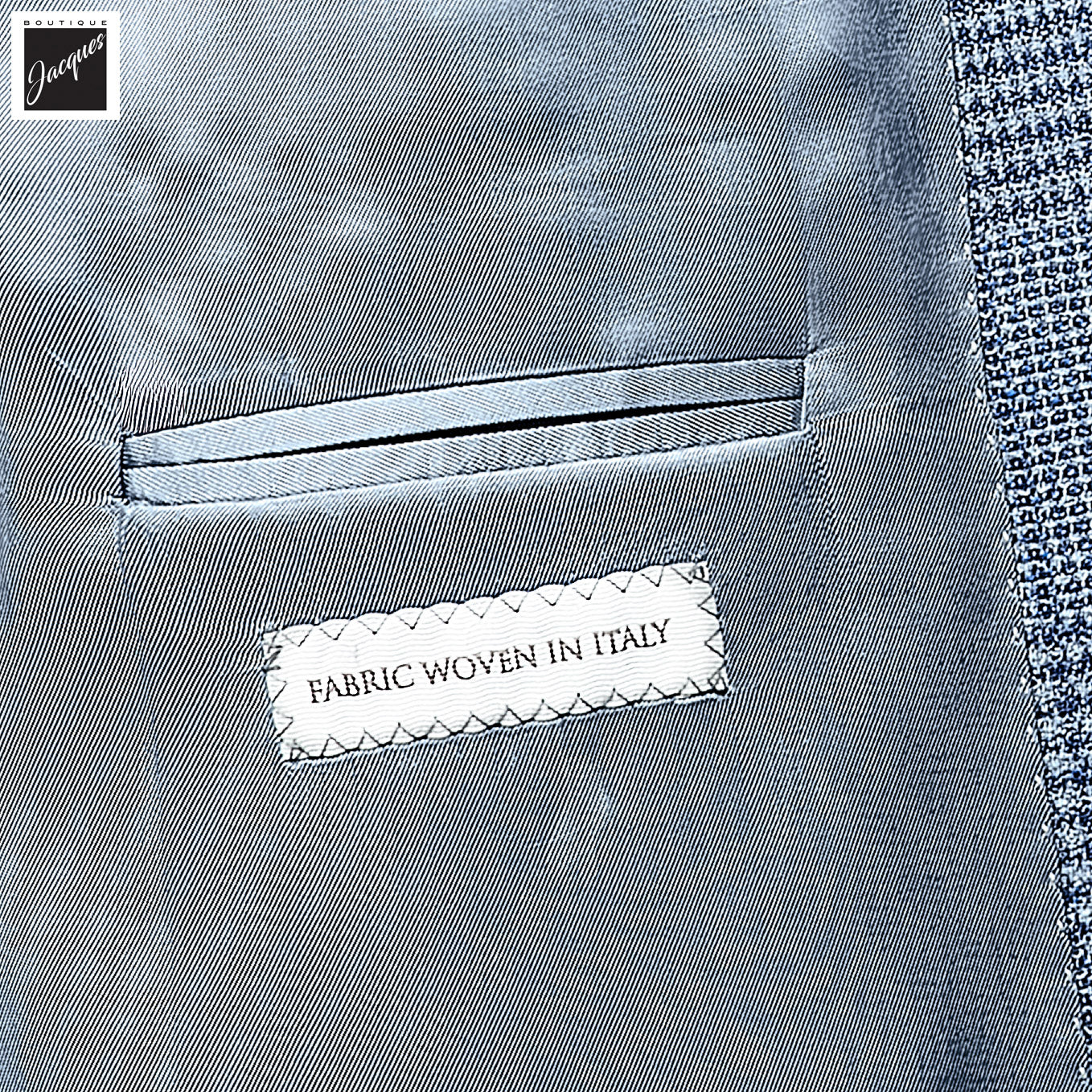 Blue Prince-of-Wales Wool-Stretch Montana Contemporary Fit Sport Jacket - Jack Victor - Image 4