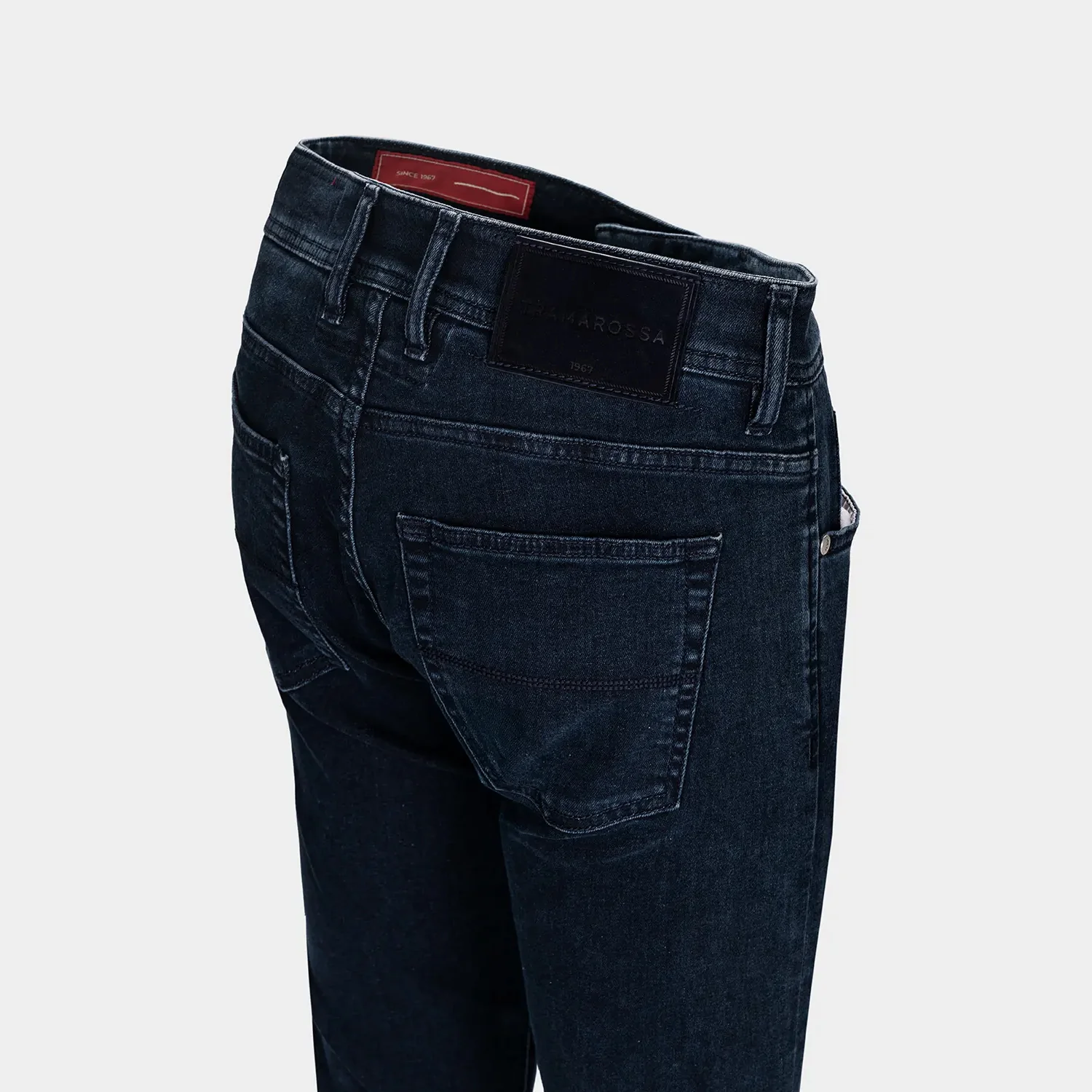 Blue Raw R-Elax Michelangelo Modern Fit Super-Stretch Denim - TRAMAROSSA - Image 4