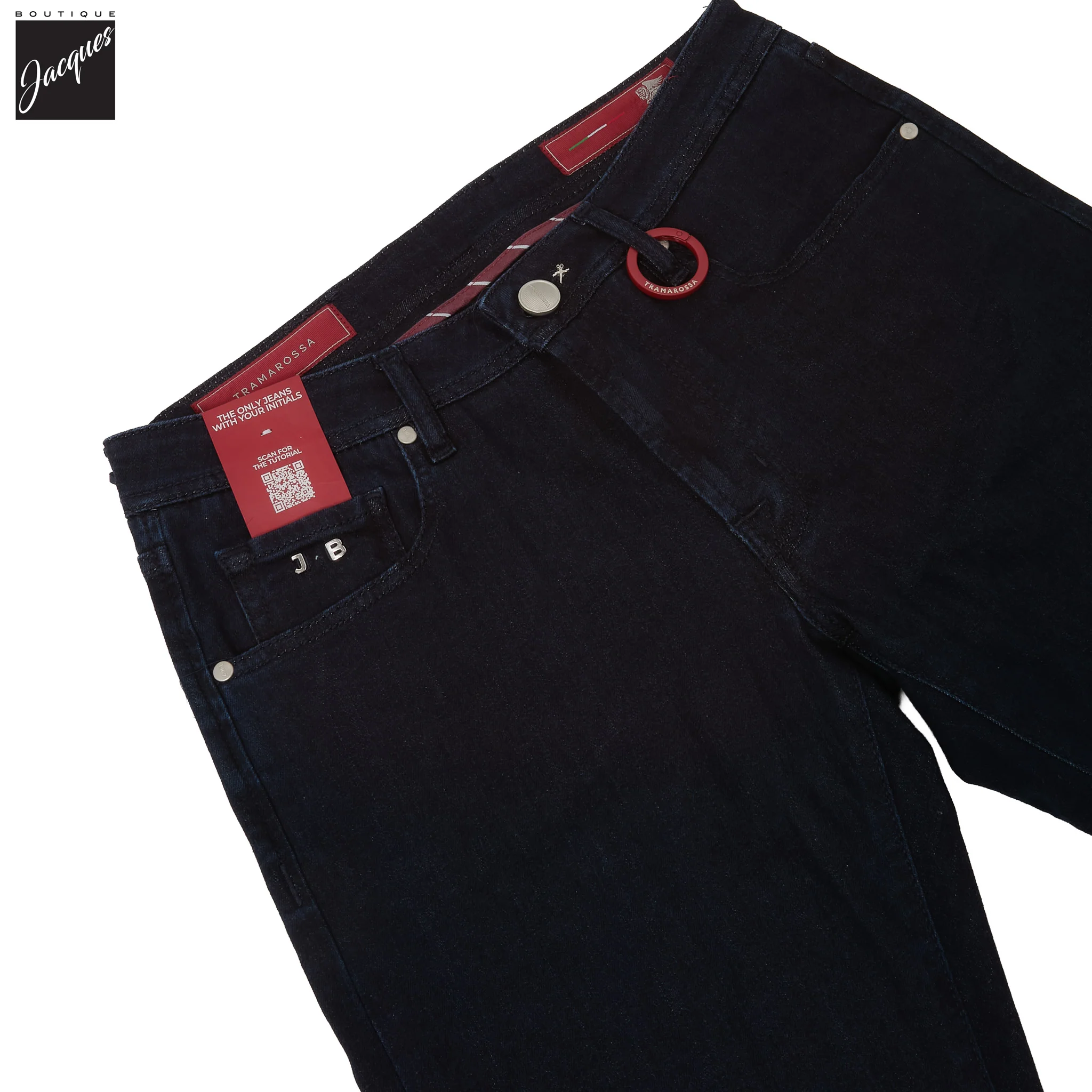 Blue Raw R-Elax Michelangelo Modern Fit Super-Stretch Denim - TRAMAROSSA - Image 7