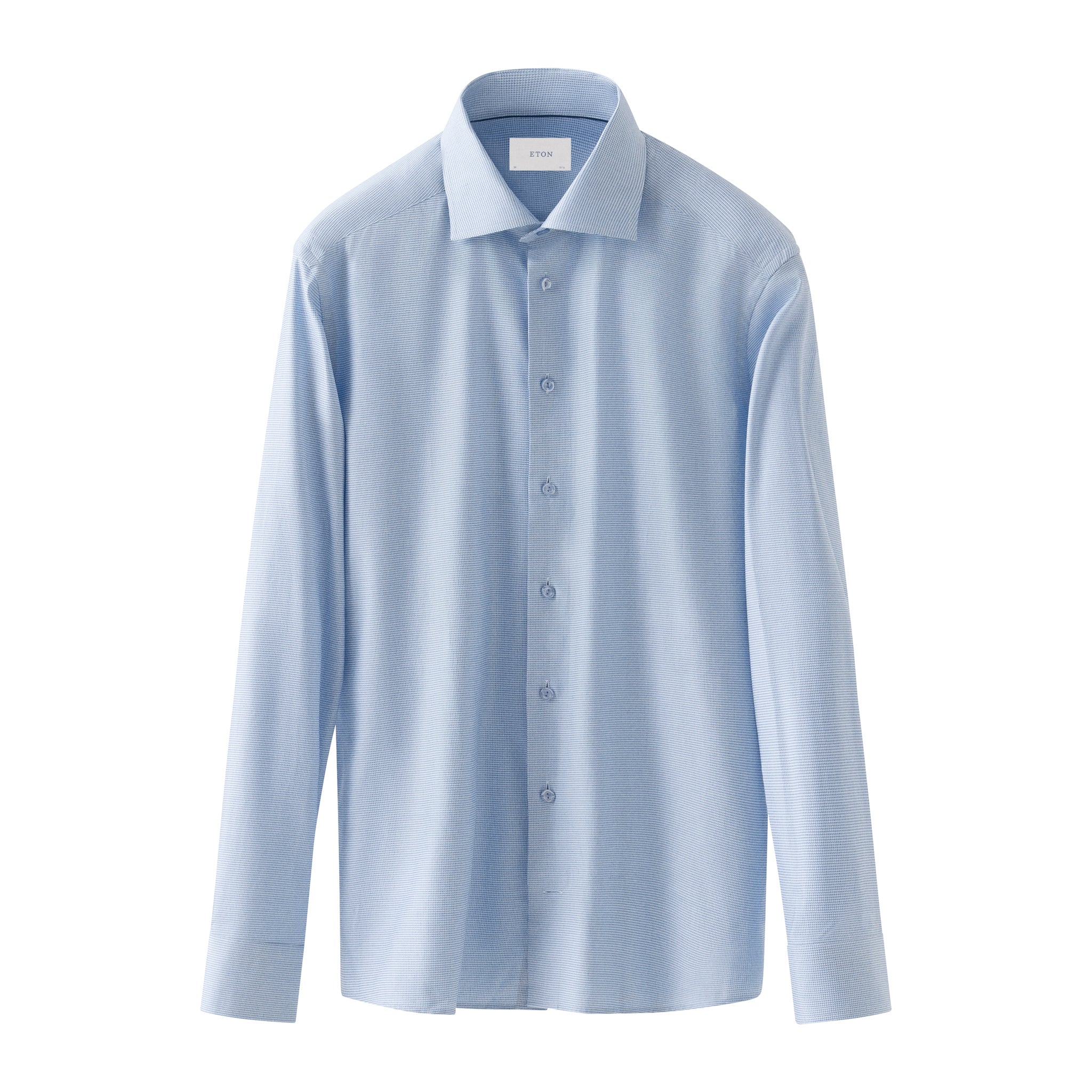 Blue Semi-Solid Dobby Contemporary Fit Shirt - ETON - Image 2