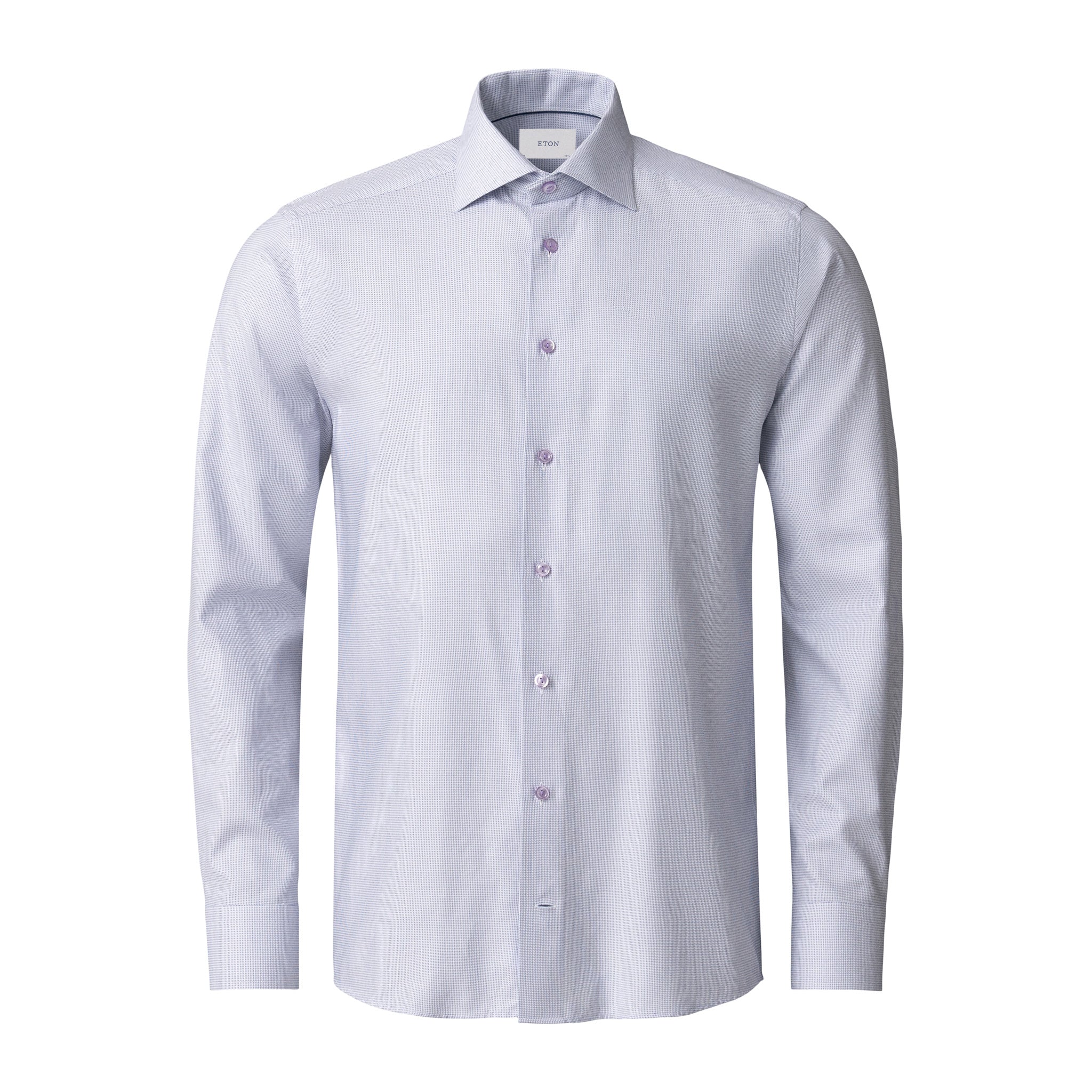 Lavender Semi-Solid Dobby Slim Fit Shirt - ETON - Image 2