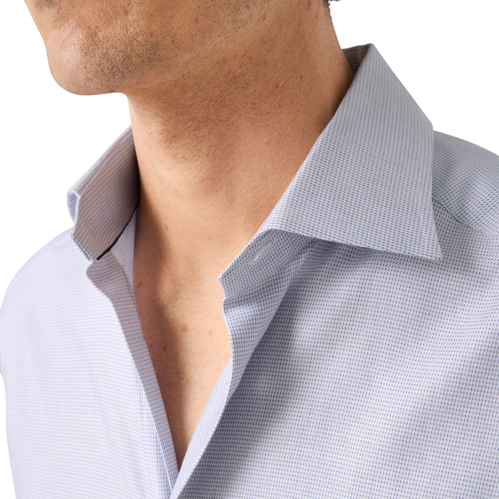 Lavender Semi-Solid Dobby Slim Fit Shirt - ETON - Image 4