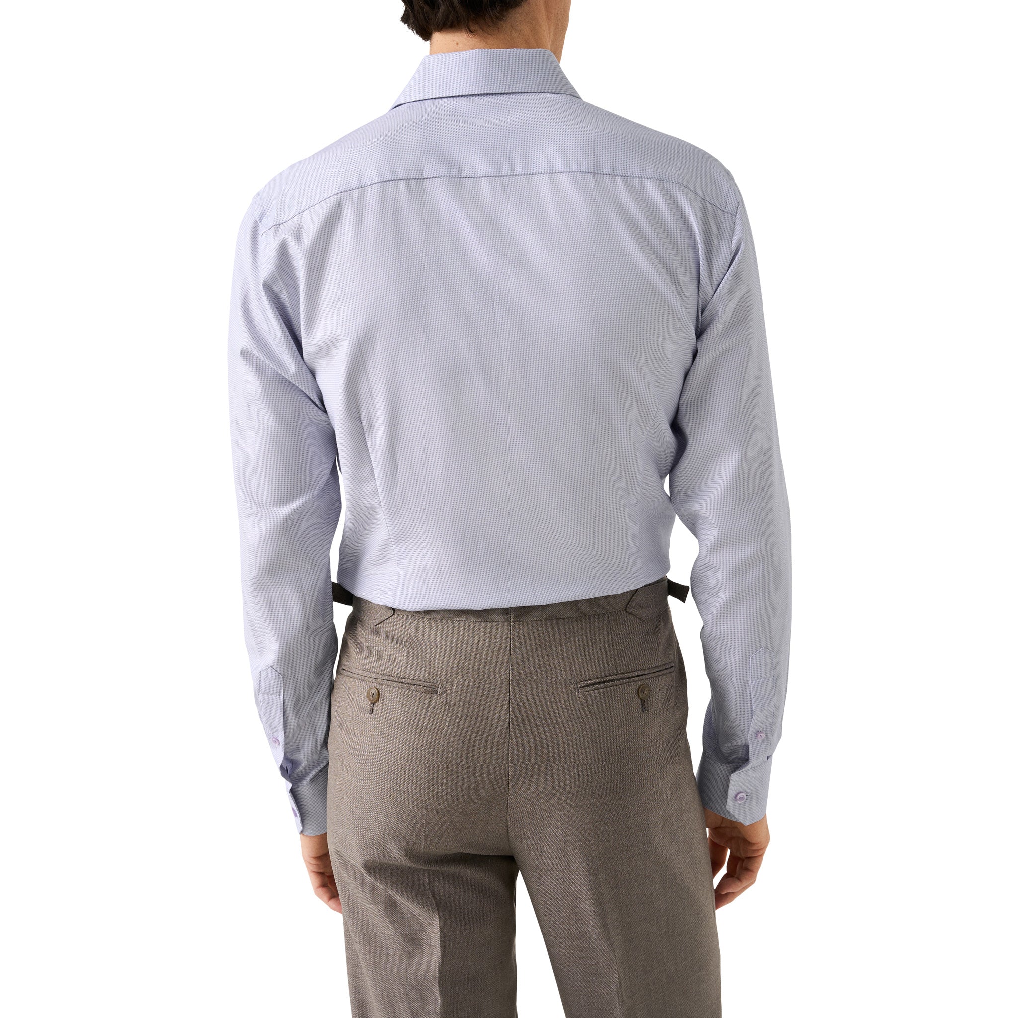 Lavender Semi-Solid Dobby Slim Fit Shirt - ETON - Image 5