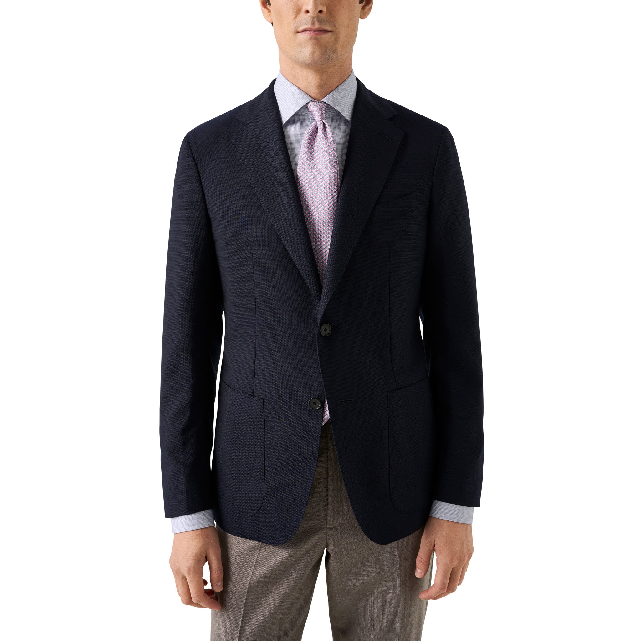 Lavender Semi-Solid Dobby Slim Fit Shirt - ETON - Image 8