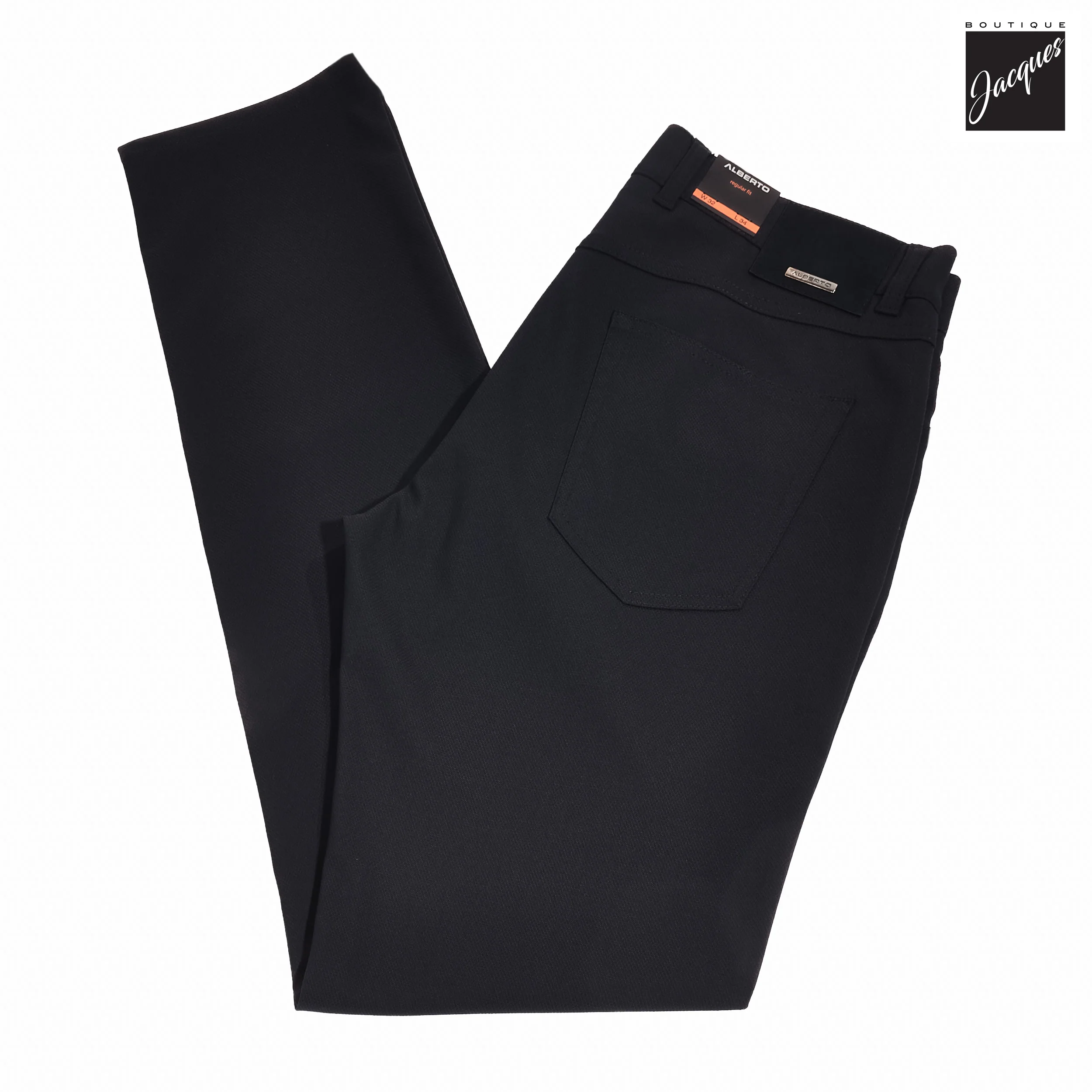 Blue Structure Ceramica Pipe Five Pocket Pants - ALBERTO - Image 5