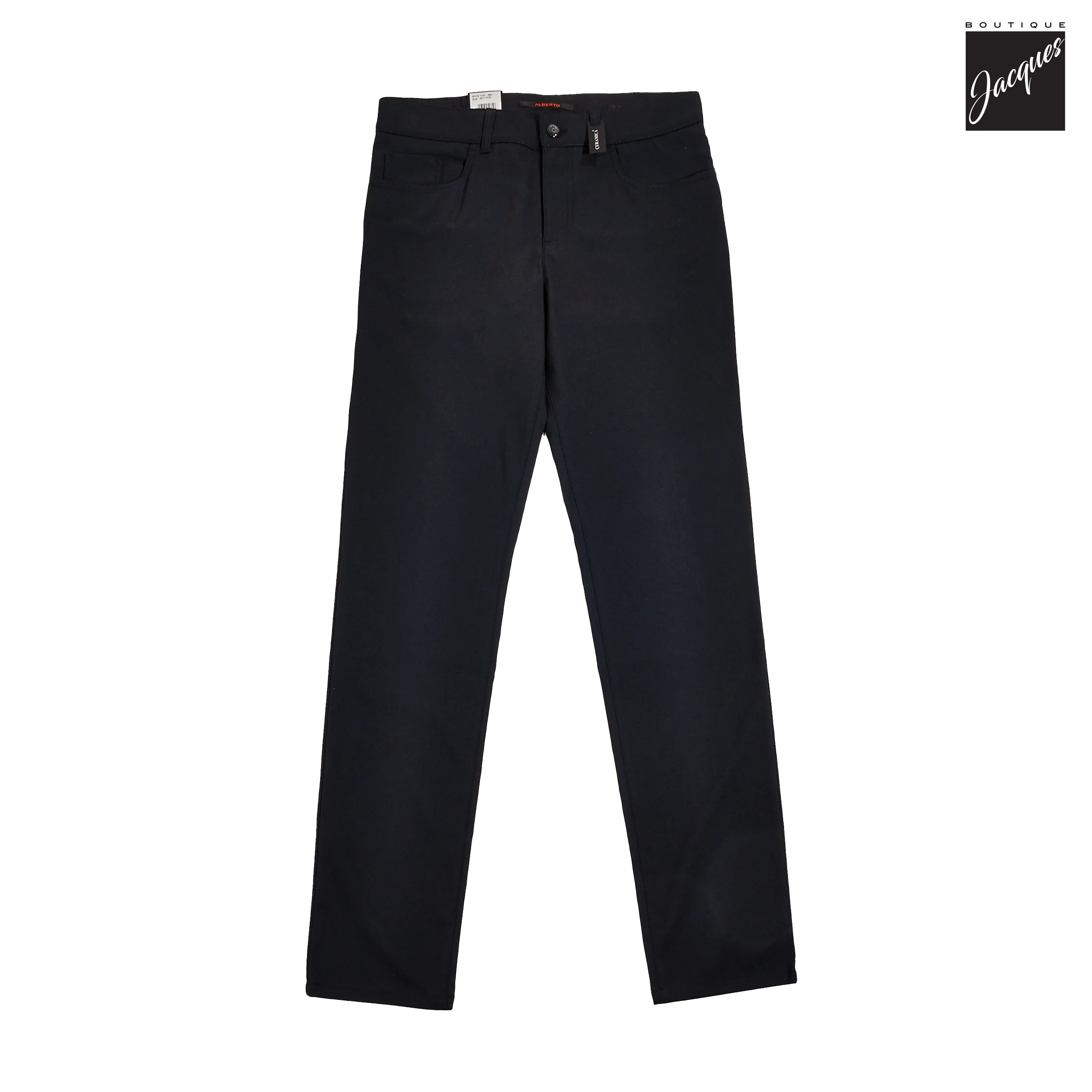 Blue Structure Ceramica Pipe Five Pocket Pants - ALBERTO - Image 8