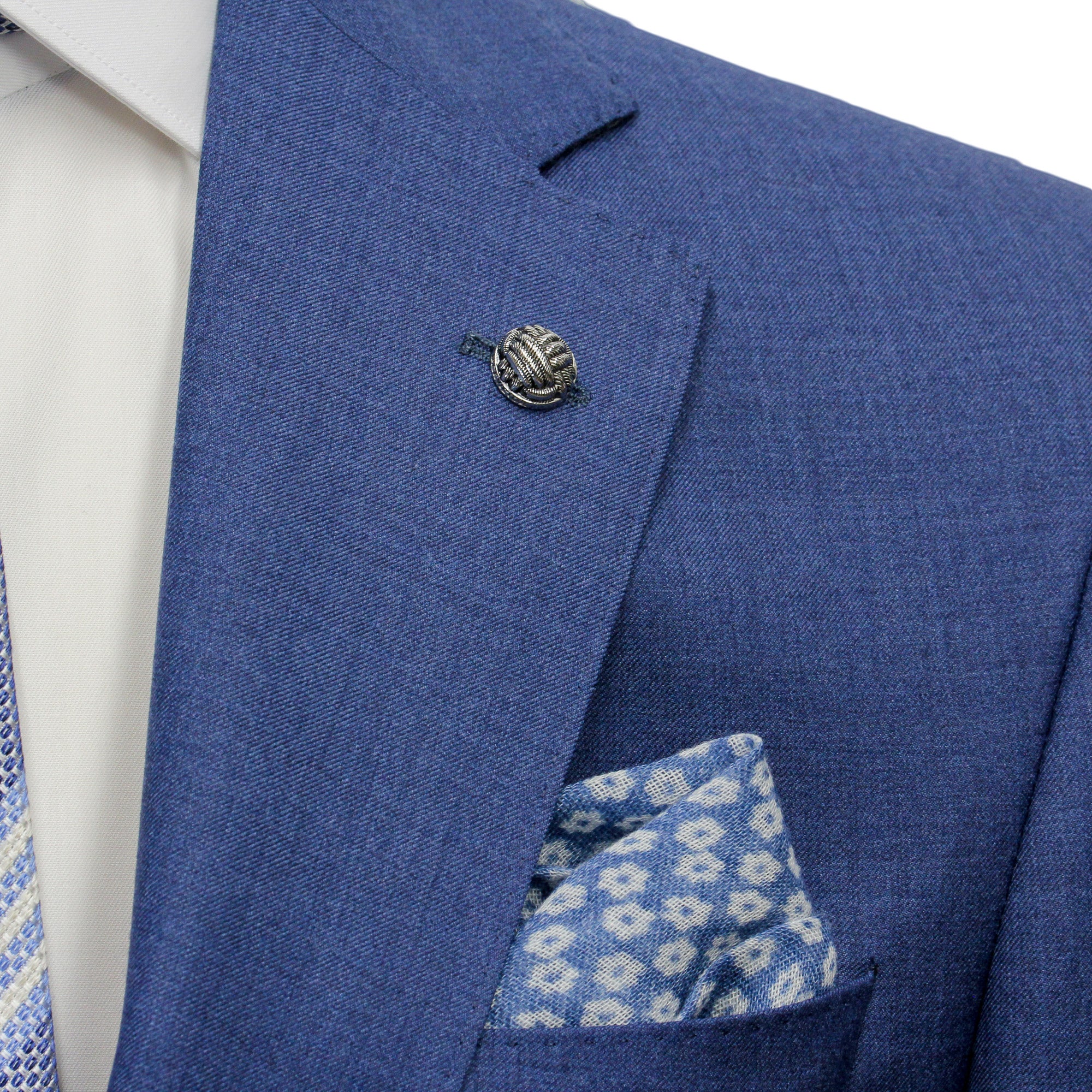 Neat Blue Century Classic Fit Wool Suit - Jack Victor - Image 6