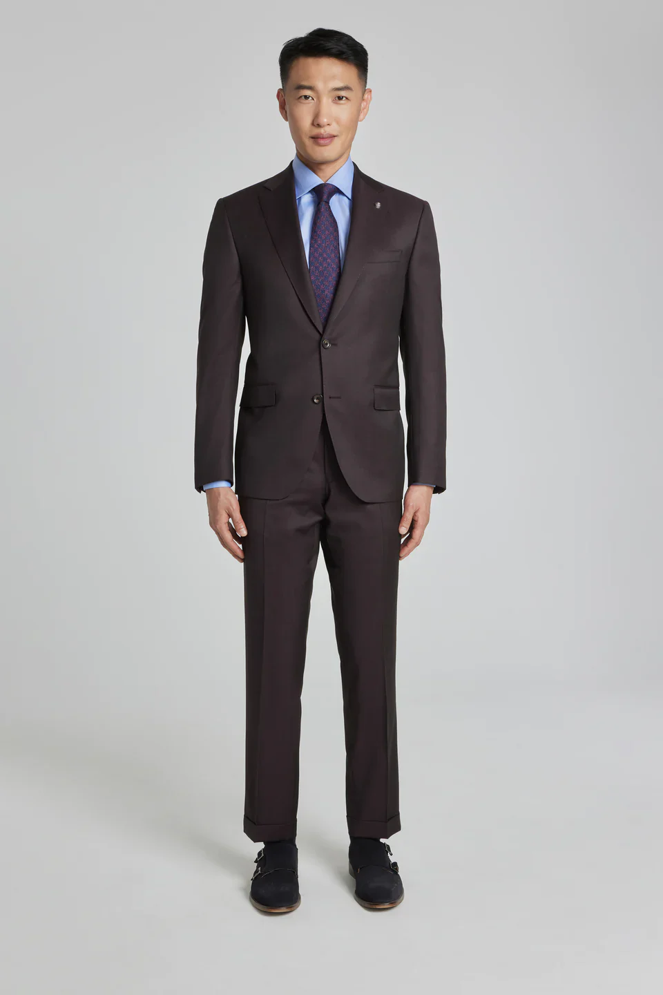 Bordeaux Urban Sartorial Slim Fit Wool Suit - Jack Victor - Image 13