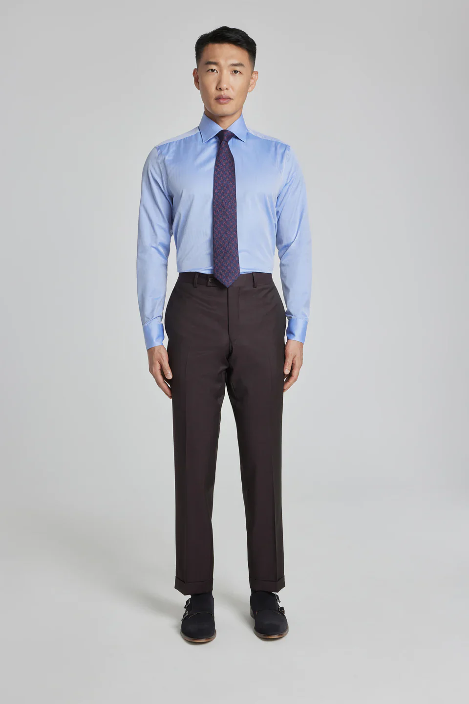 Bordeaux Urban Sartorial Slim Fit Wool Suit - Jack Victor - Image 14