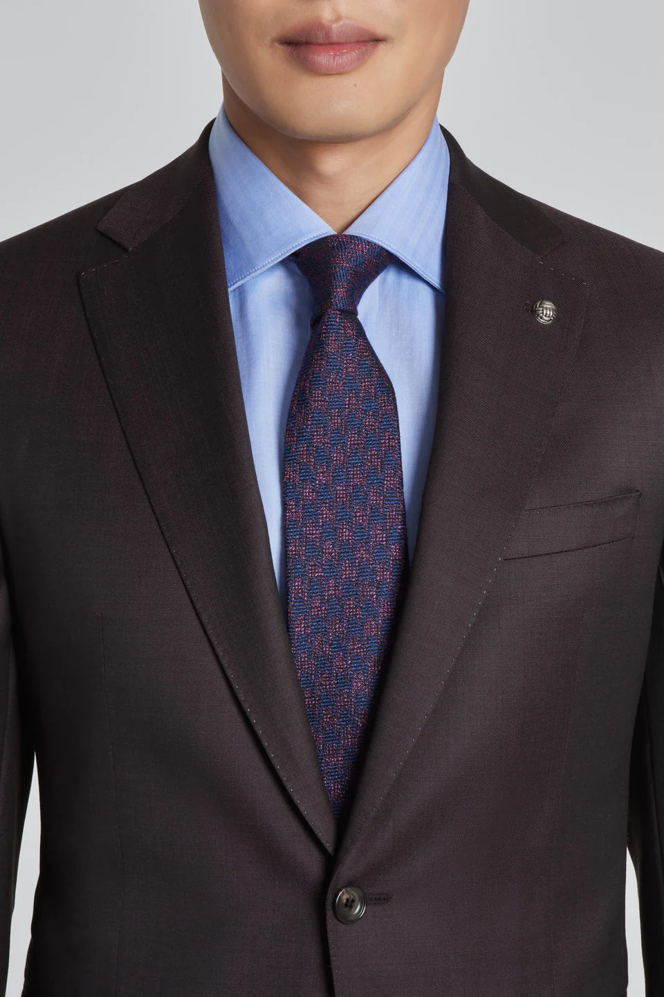 Bordeaux Urban Sartorial Slim Fit Wool Suit - Jack Victor - Image 4