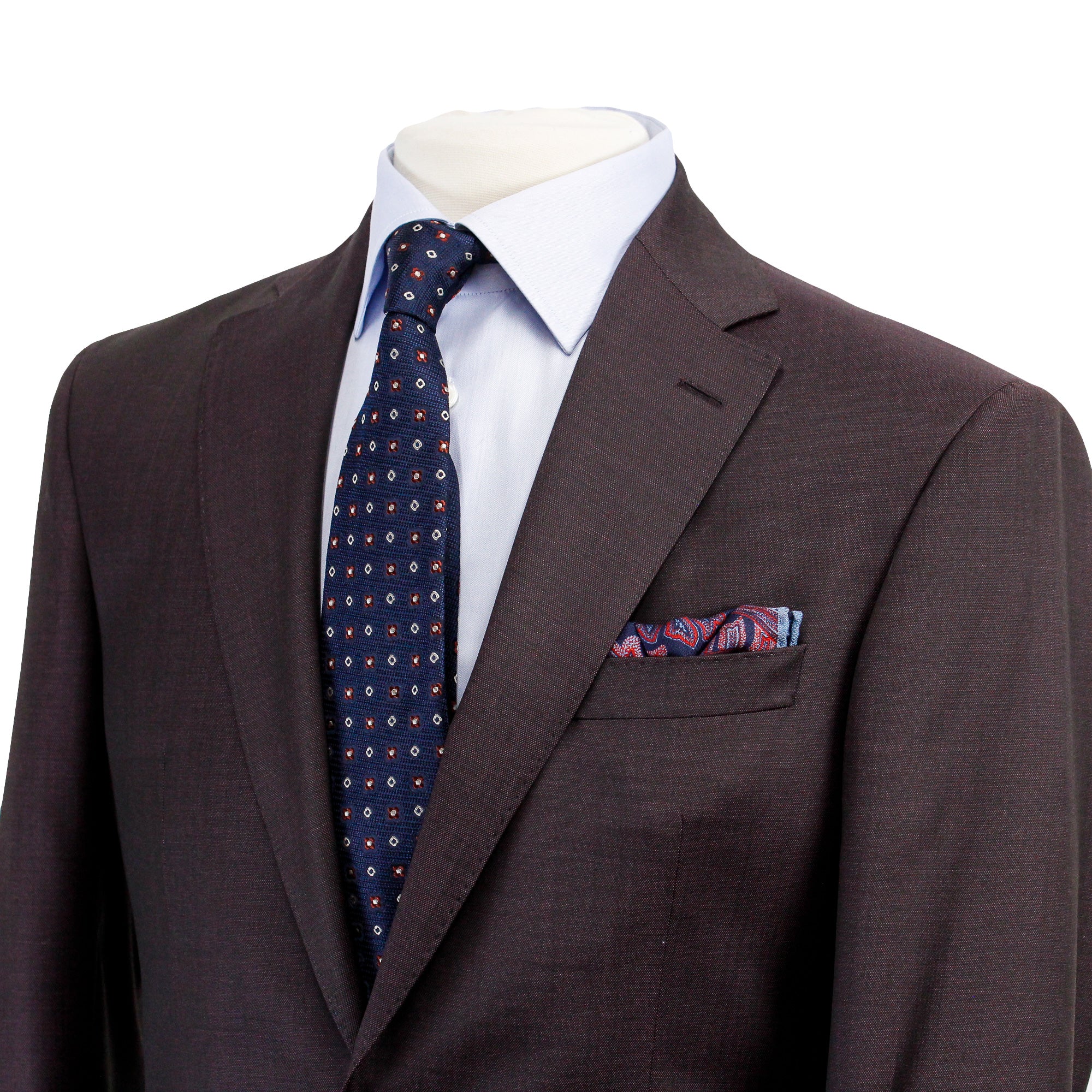 Bordeaux Urban Sartorial Slim Fit Wool Suit - Jack Victor - Image 8