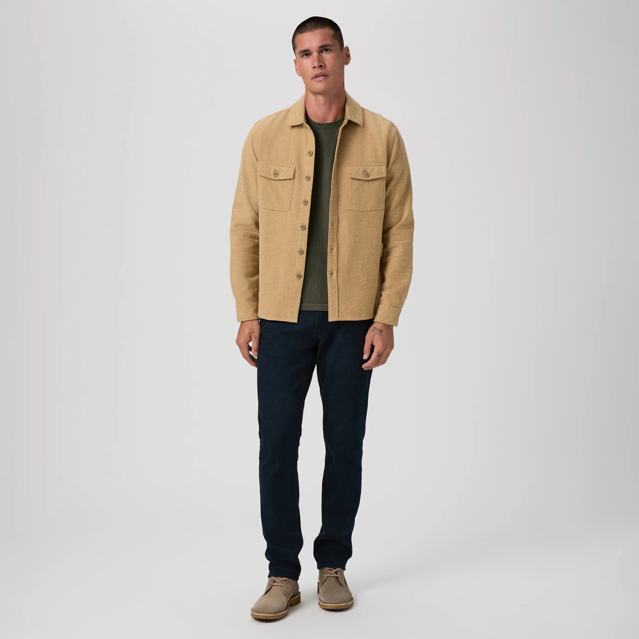 Bromley Federal Straight Fit Transcend Dark Wash Jeans - PAIGE