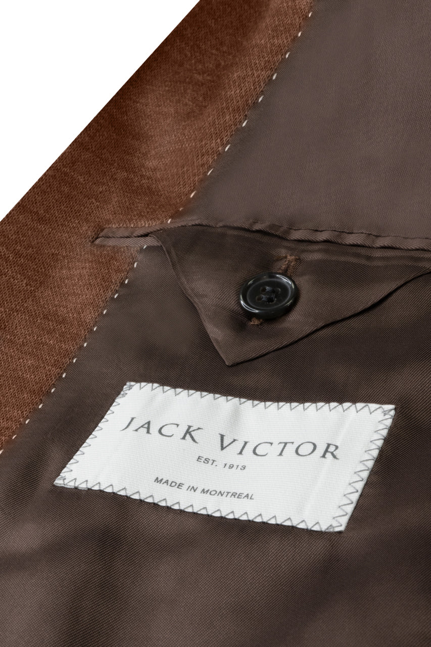Brown Hartford Contemporary Fit Loro Piana Knit Wool Blazer - Jack Victor - Image 3