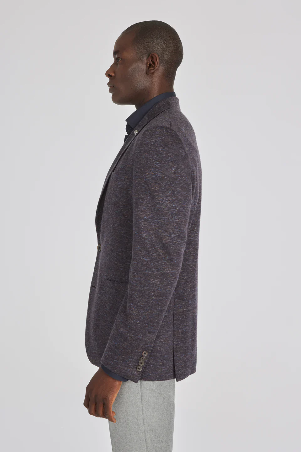 Brown Mélange Wool & Silk Hartford Contemporary Fit Sport Coat - Jack Victor - Image 13