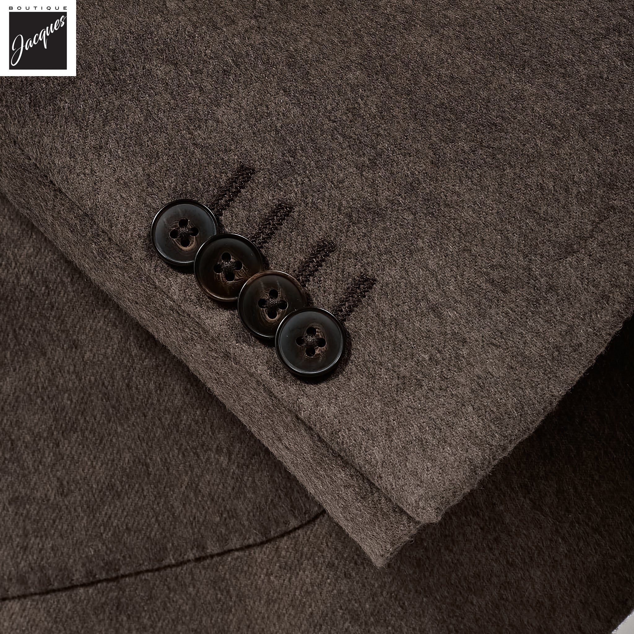Brown Silk-Cashmere Contemporary Dream Fit Sport Jacket - Luigi Bianchi - Image 5